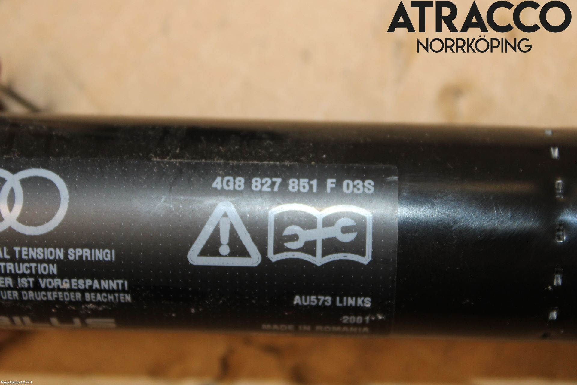 Audi A7/S7 4G 11-17 Bakluckeöppnare Automatisk