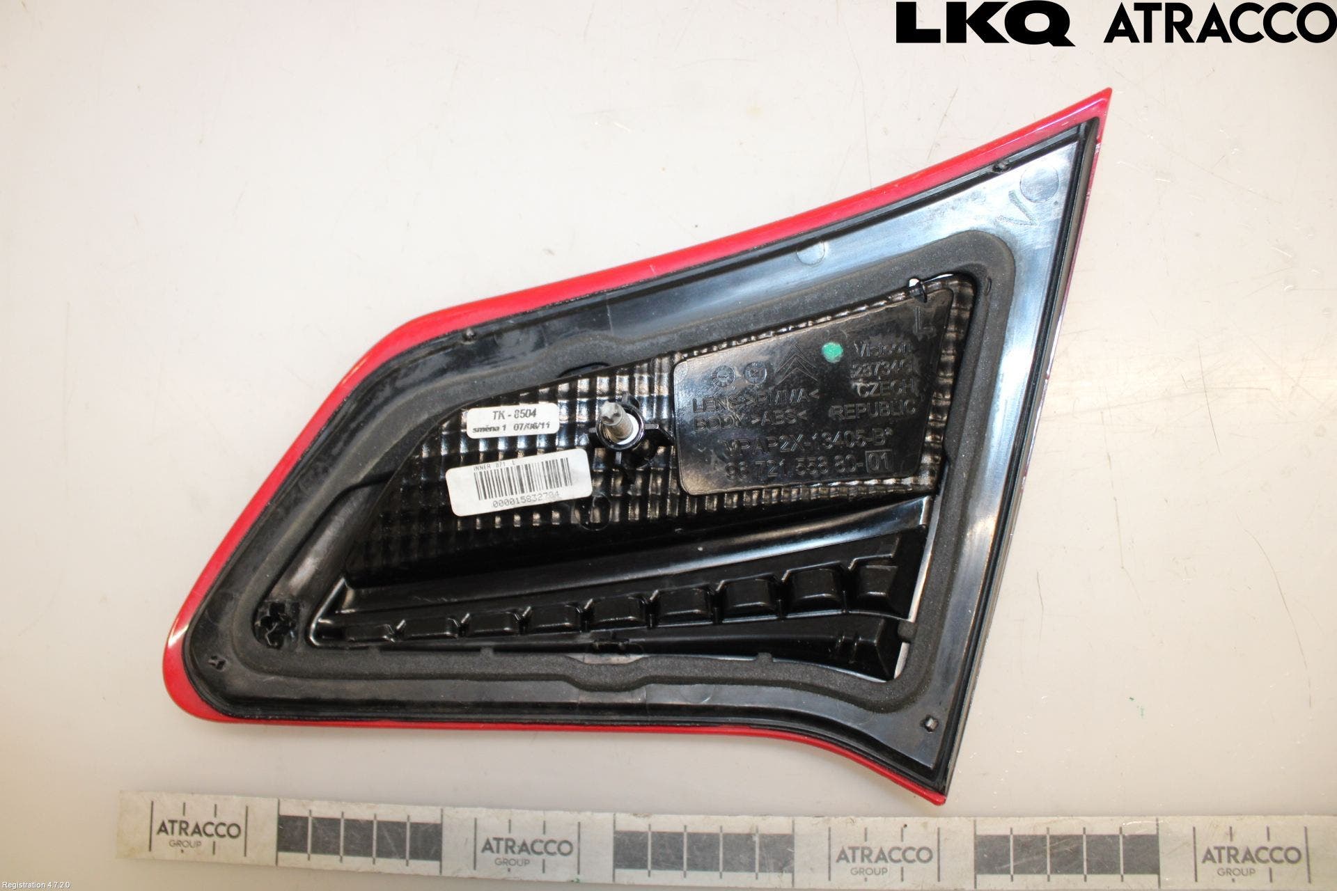 Citroen C4 II 11-18 Bakljus Lucka Vä