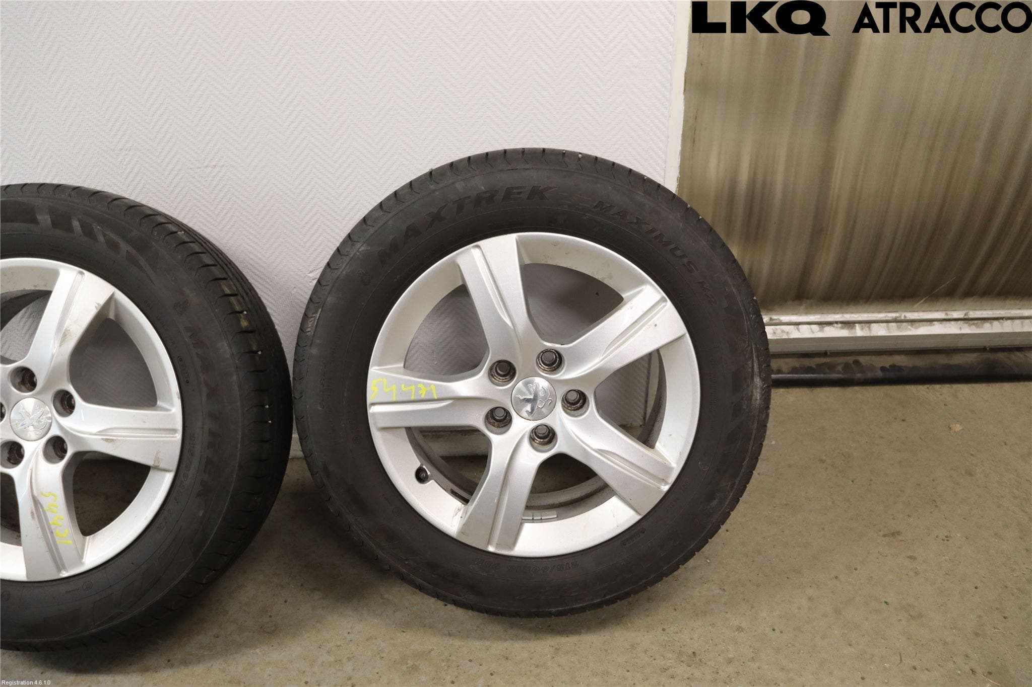 Peugeot 508 11-18 Sommardäck Alumfälg 4St