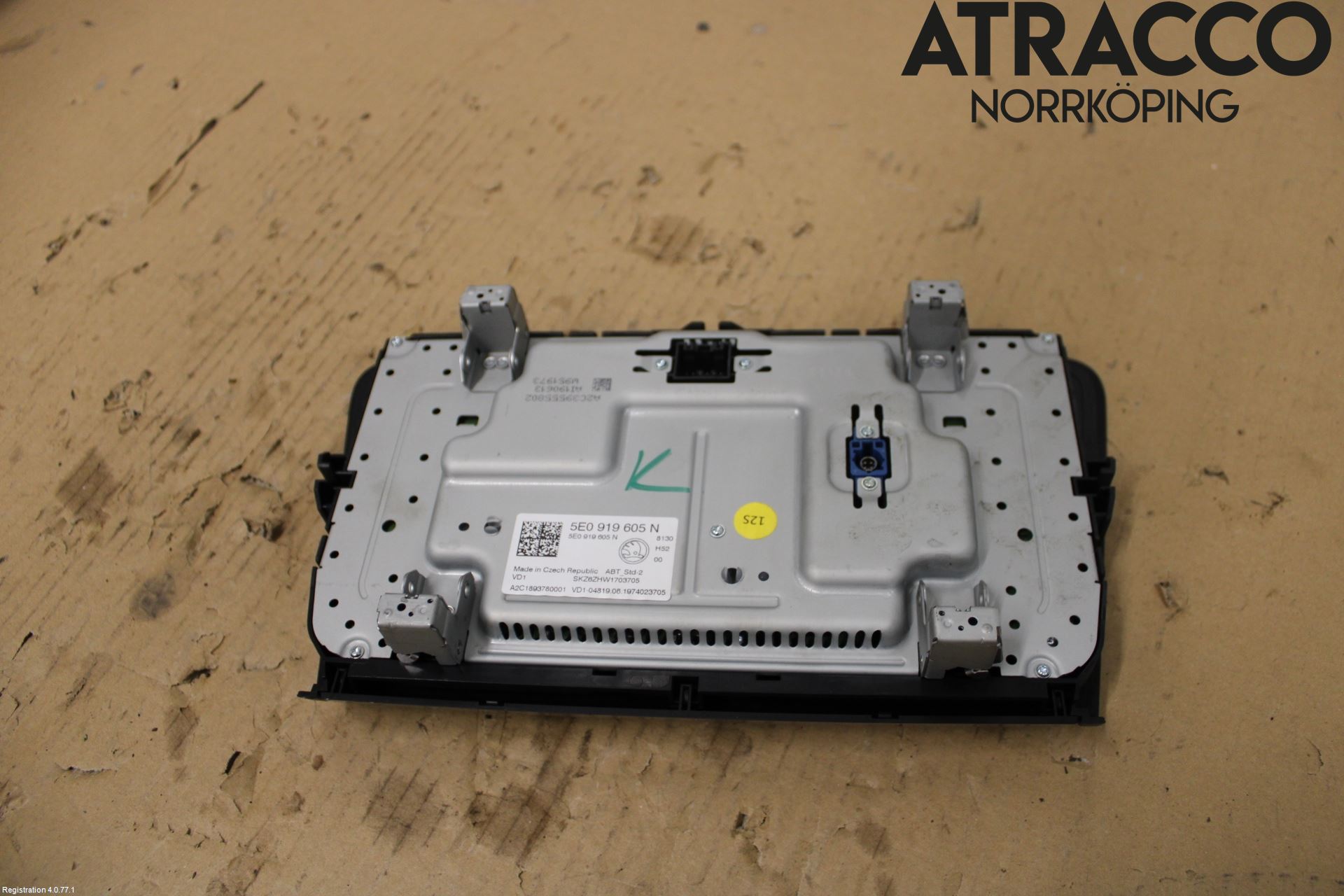 Skoda OCTAVIA (5E) 13-20 Multifunktionsdisplay