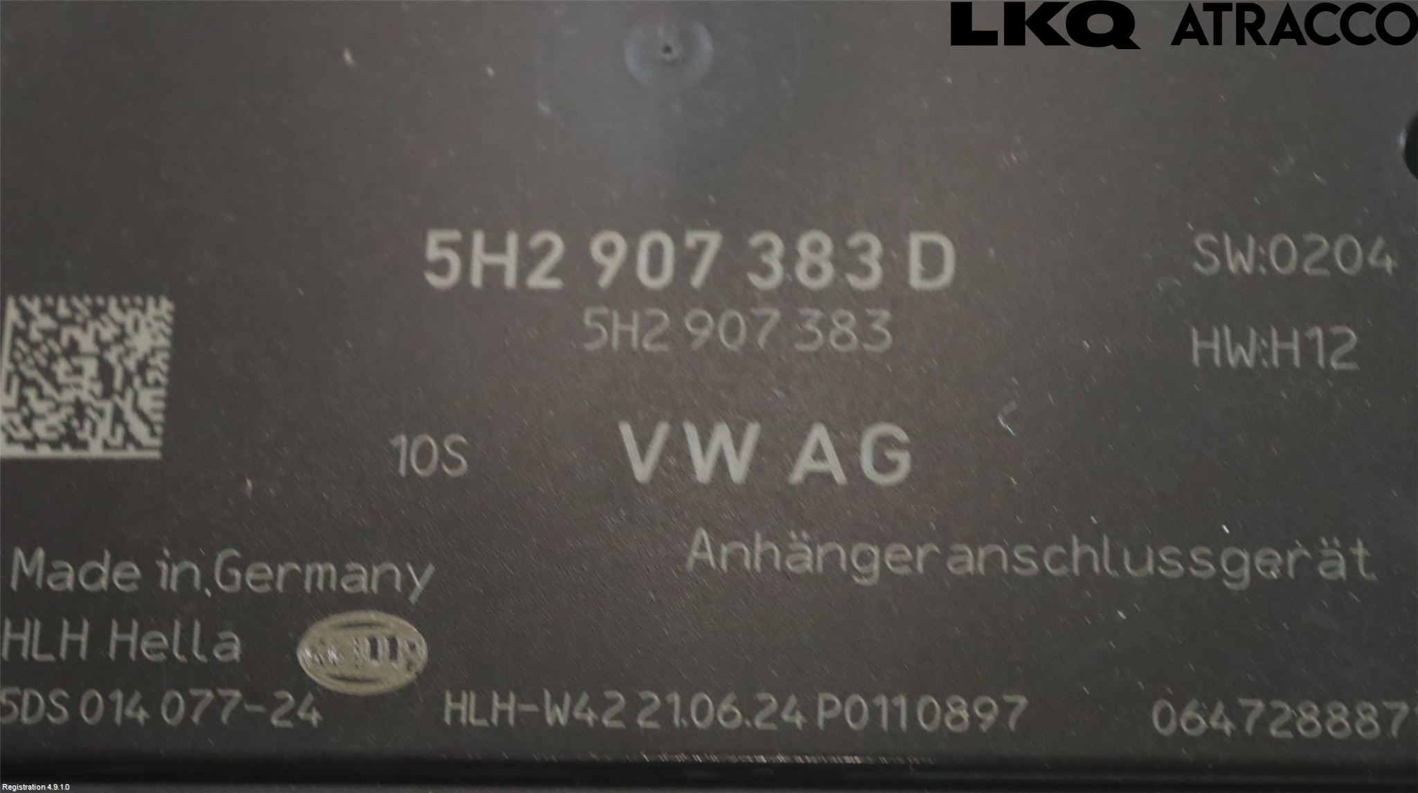 Volkswagen VW ID.7/TOURER 24- Styrenhet Dragkrok