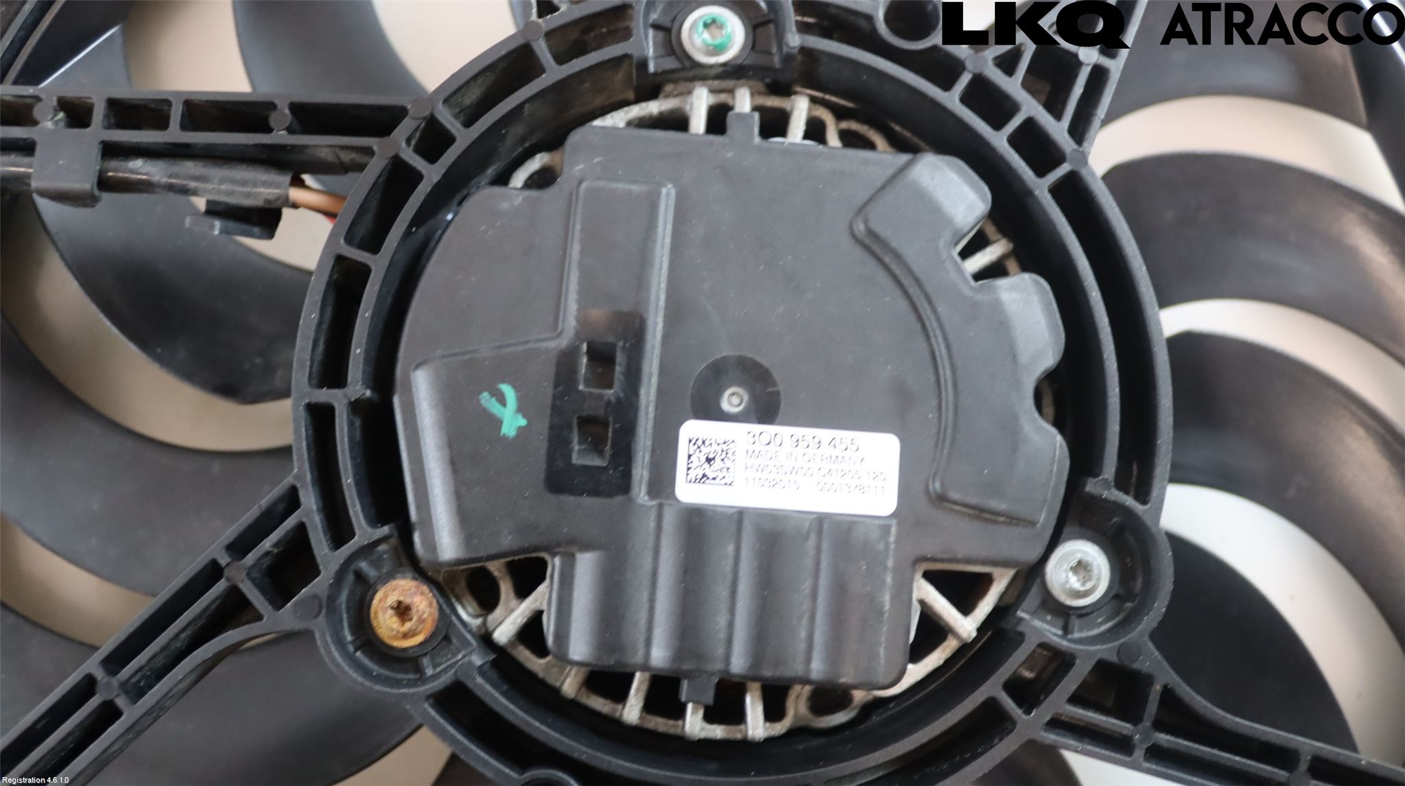 Volkswagen VW PASSAT 15-19 Kylfläkt El