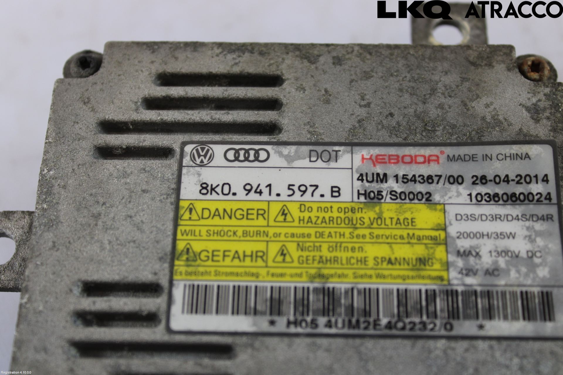 Volkswagen VW PASSAT 11-14 Styrenhet Strålkastare