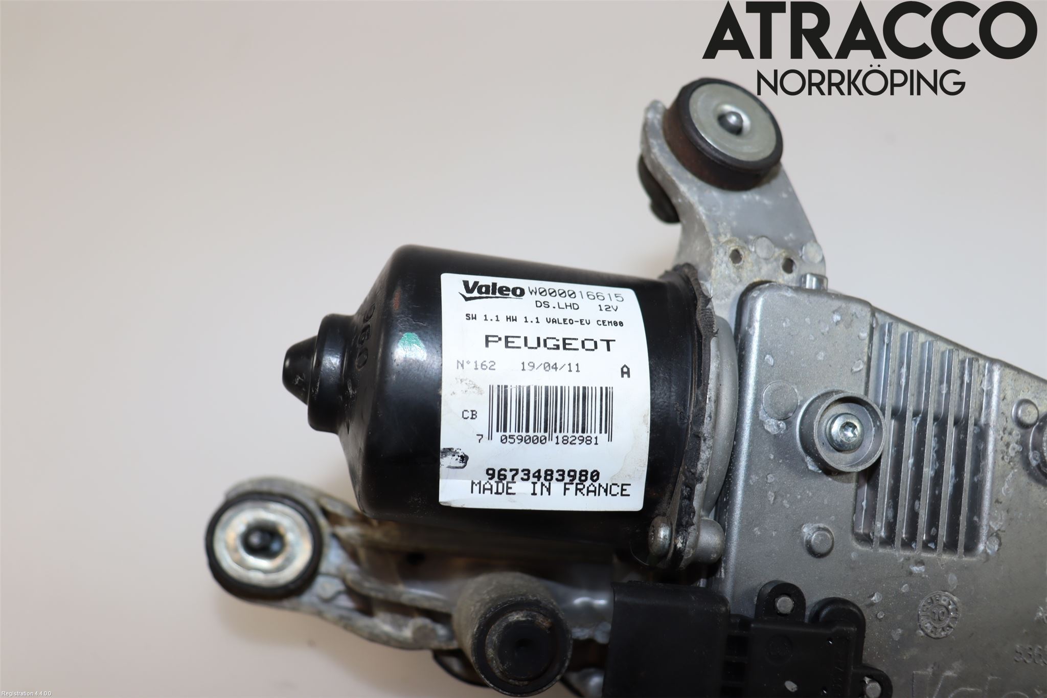 Peugeot RCZ Torkarmotor Vindruta