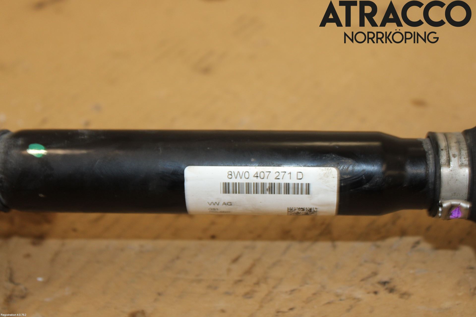 Audi A4/S4 B9 20- Drivaxel Fram Vänster