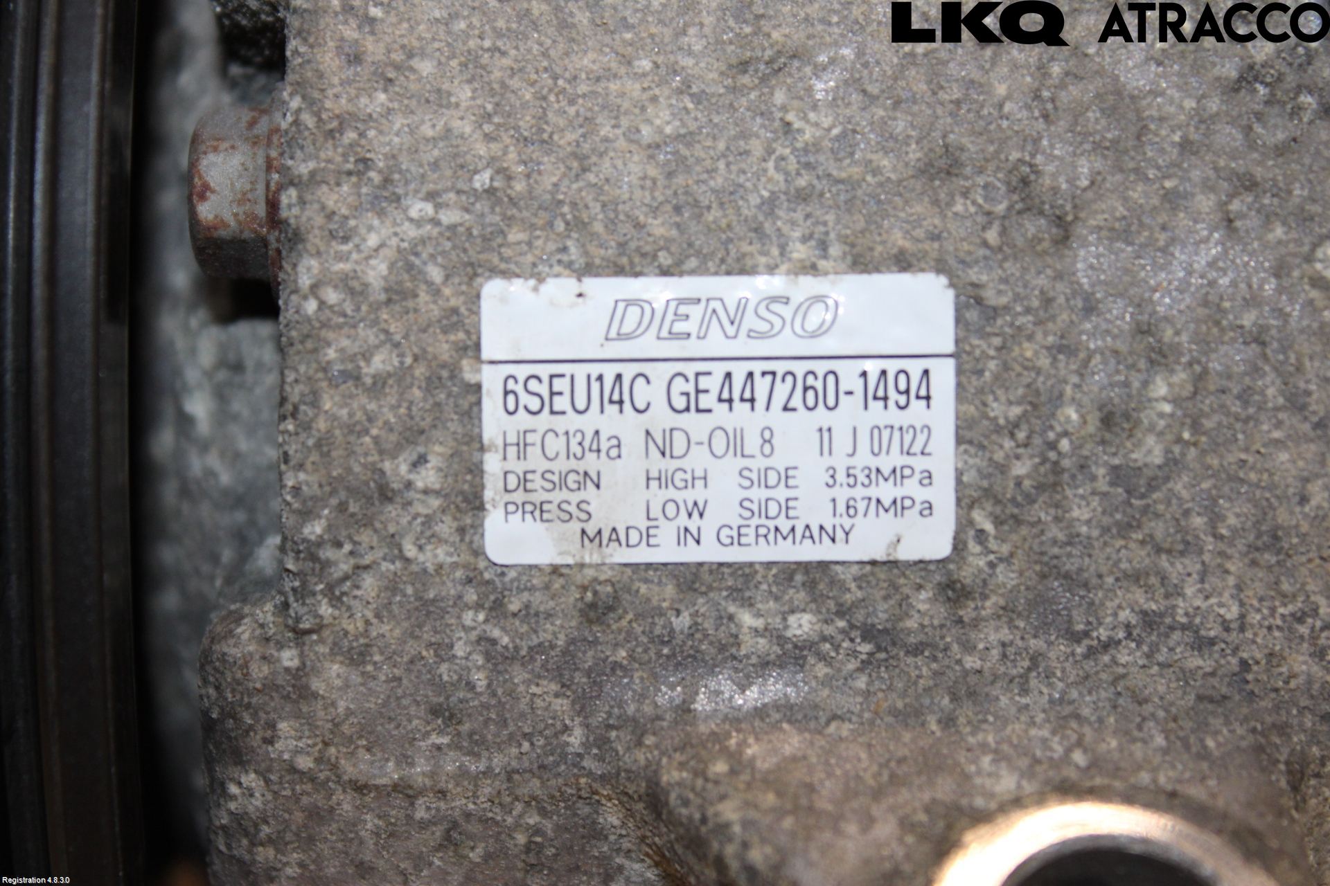 Toyota AURIS 07-09 Ac Kompressor