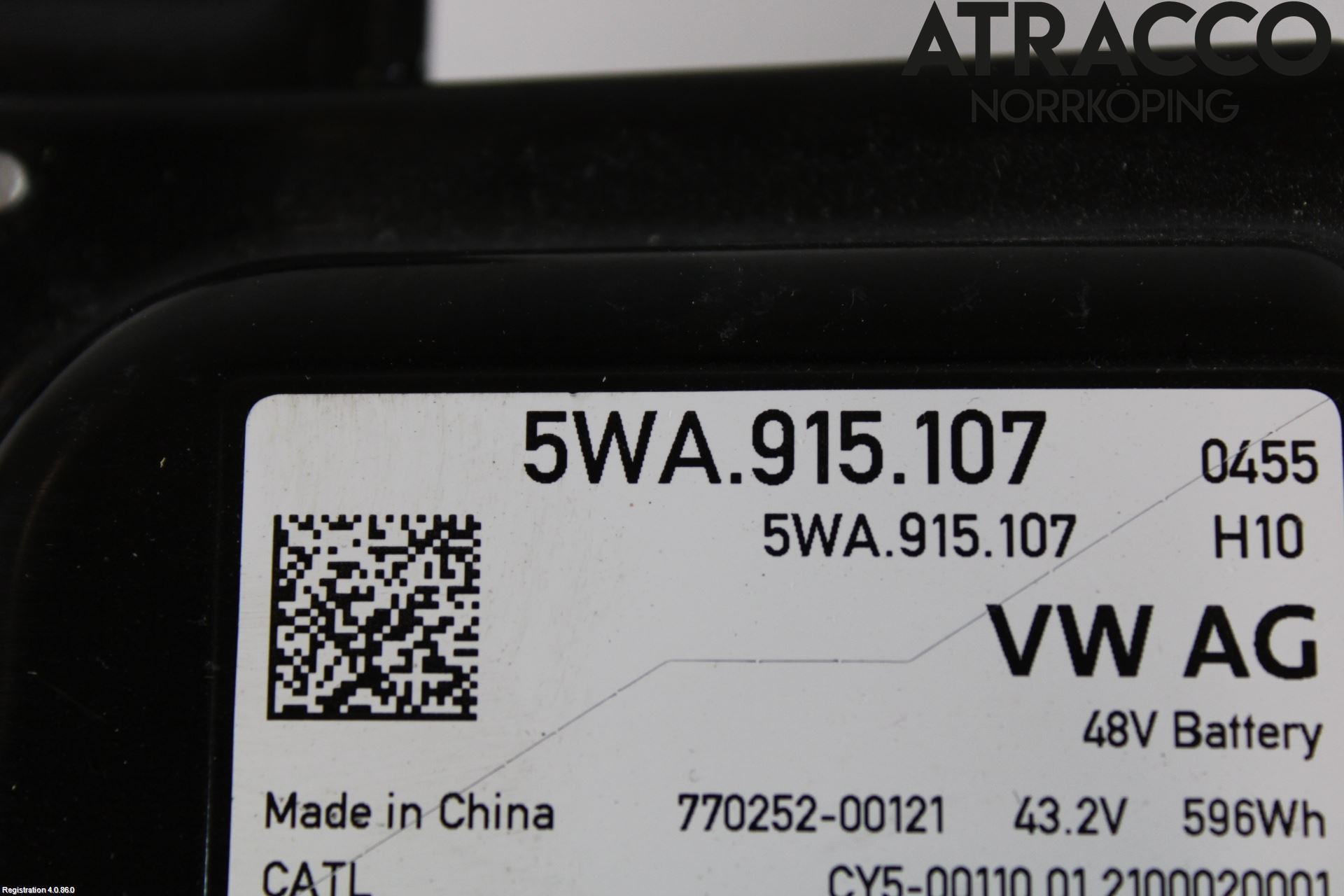 Skoda OCTAVIA (NX) 20- Batteri Högspänning