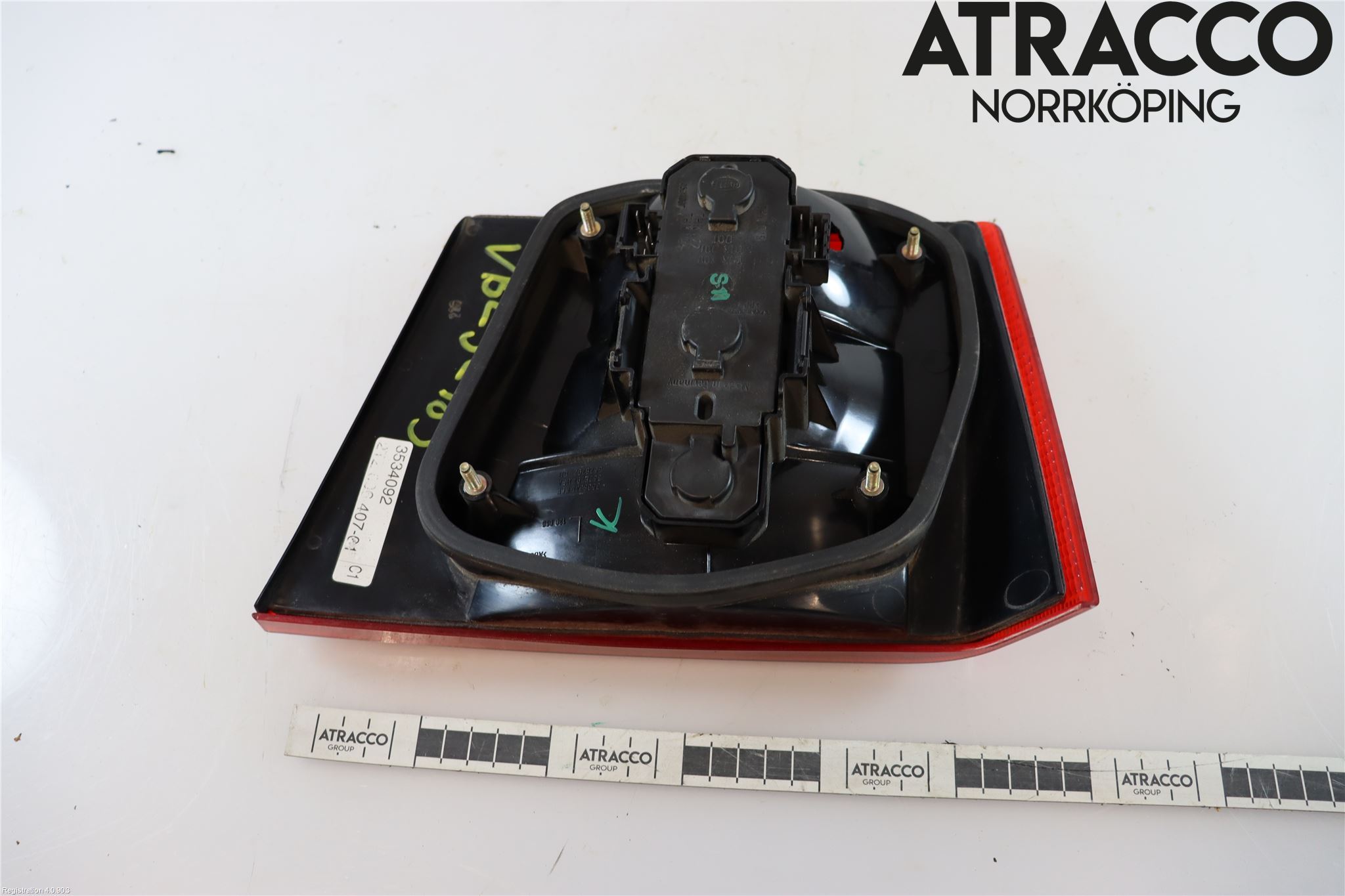 Volvo 940 91-98 Bakljus Lucka Vä