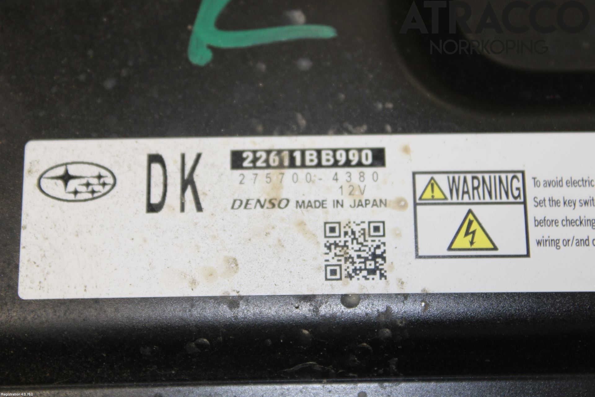 Subaru OUTBACK 10-15 Styrenhet Insprut Bensin