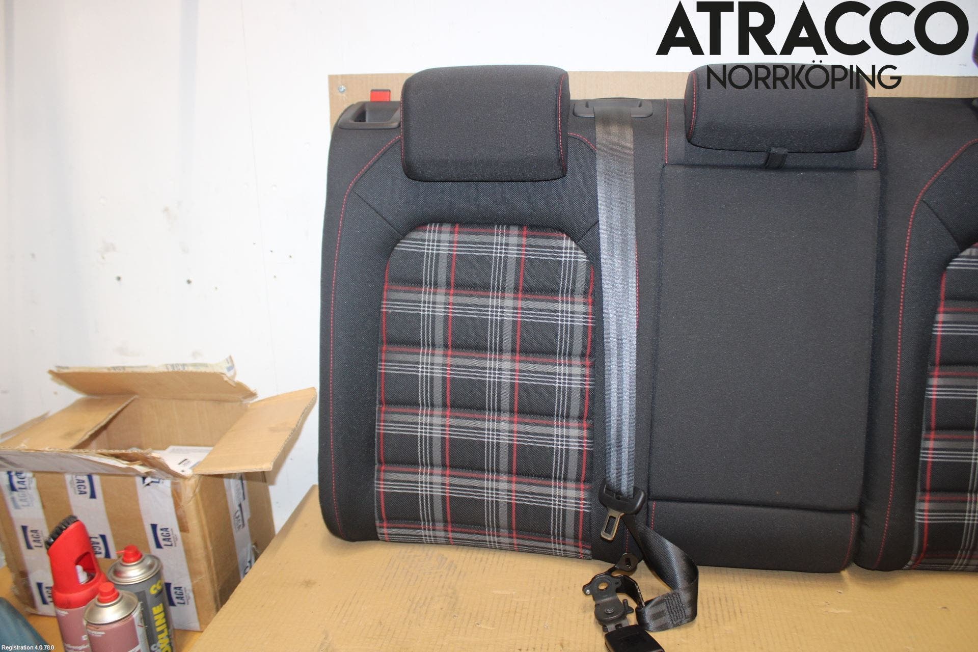 Volkswagen VW GOLF / E-GOLF VII 13-20 Inredning Ryggdyna Bak