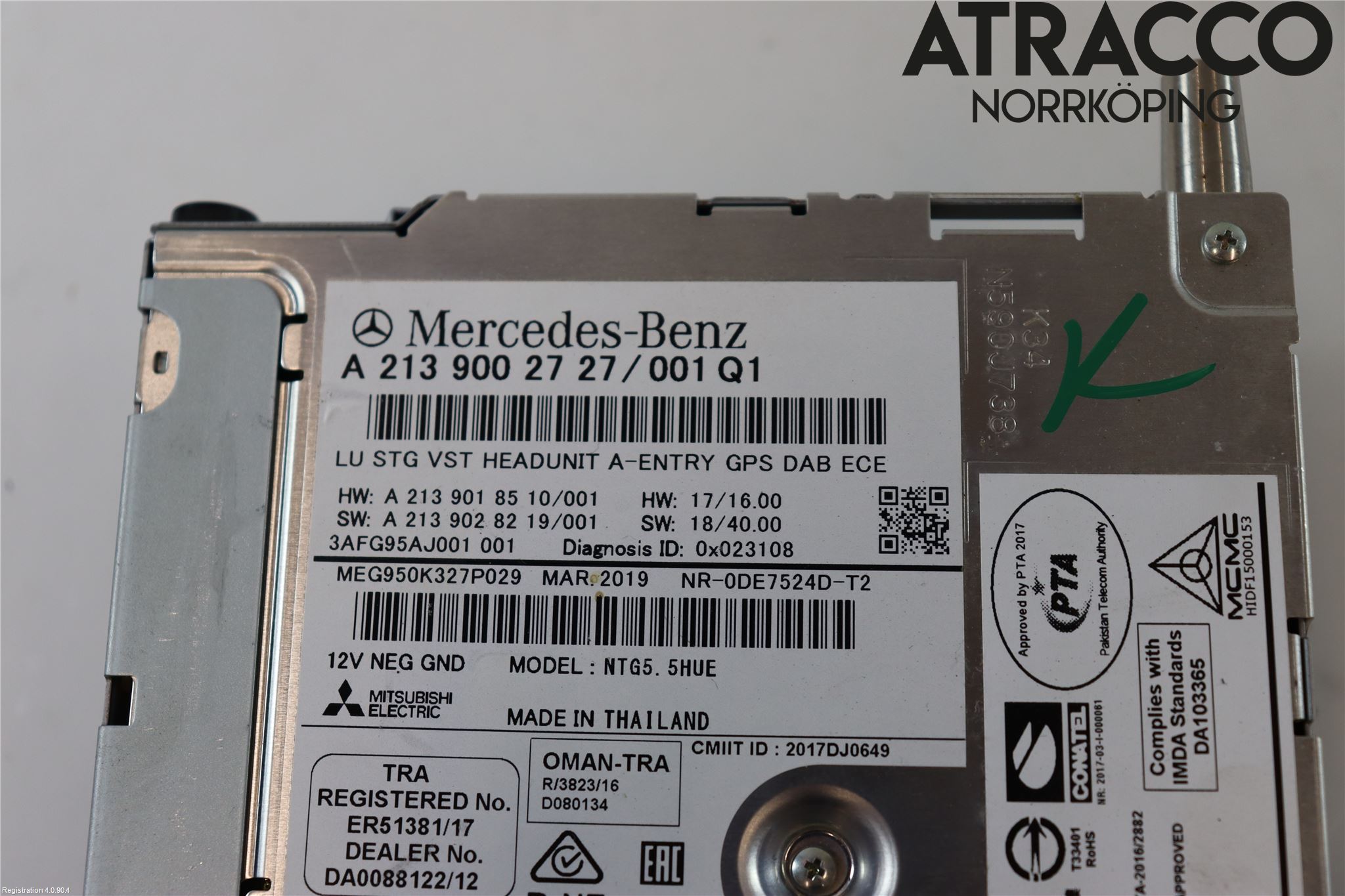 Mercedes-Benz MB C-KLASS (W205) 14-21 Gps Navigator