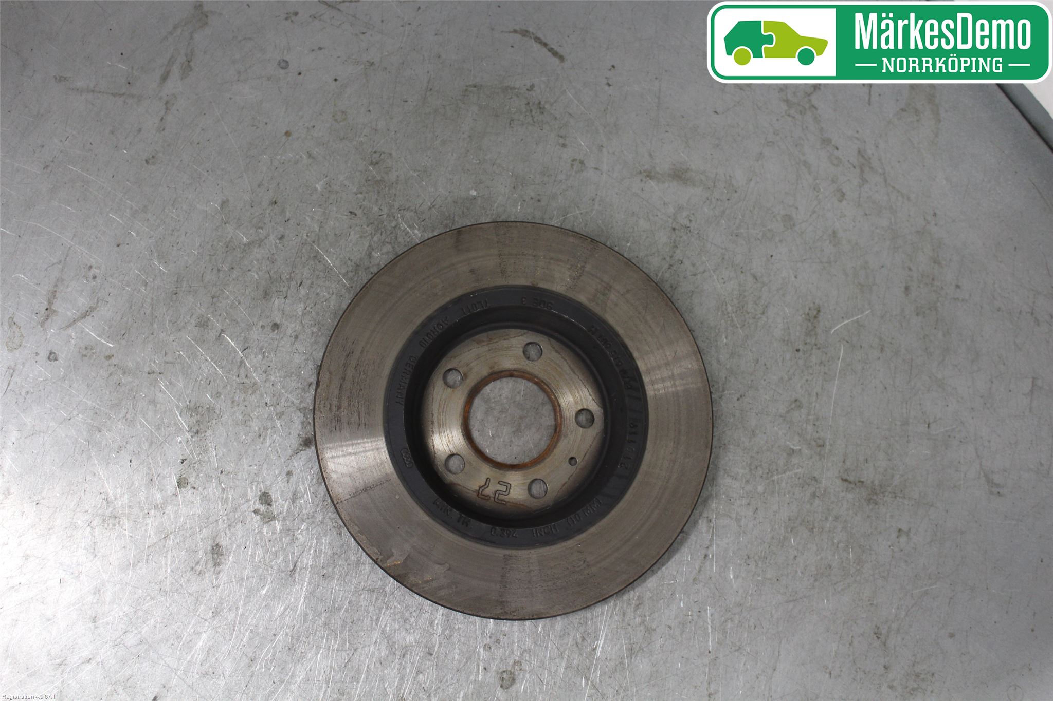 Audi A4/S4 B9 16-19 Bromsskiva Bak