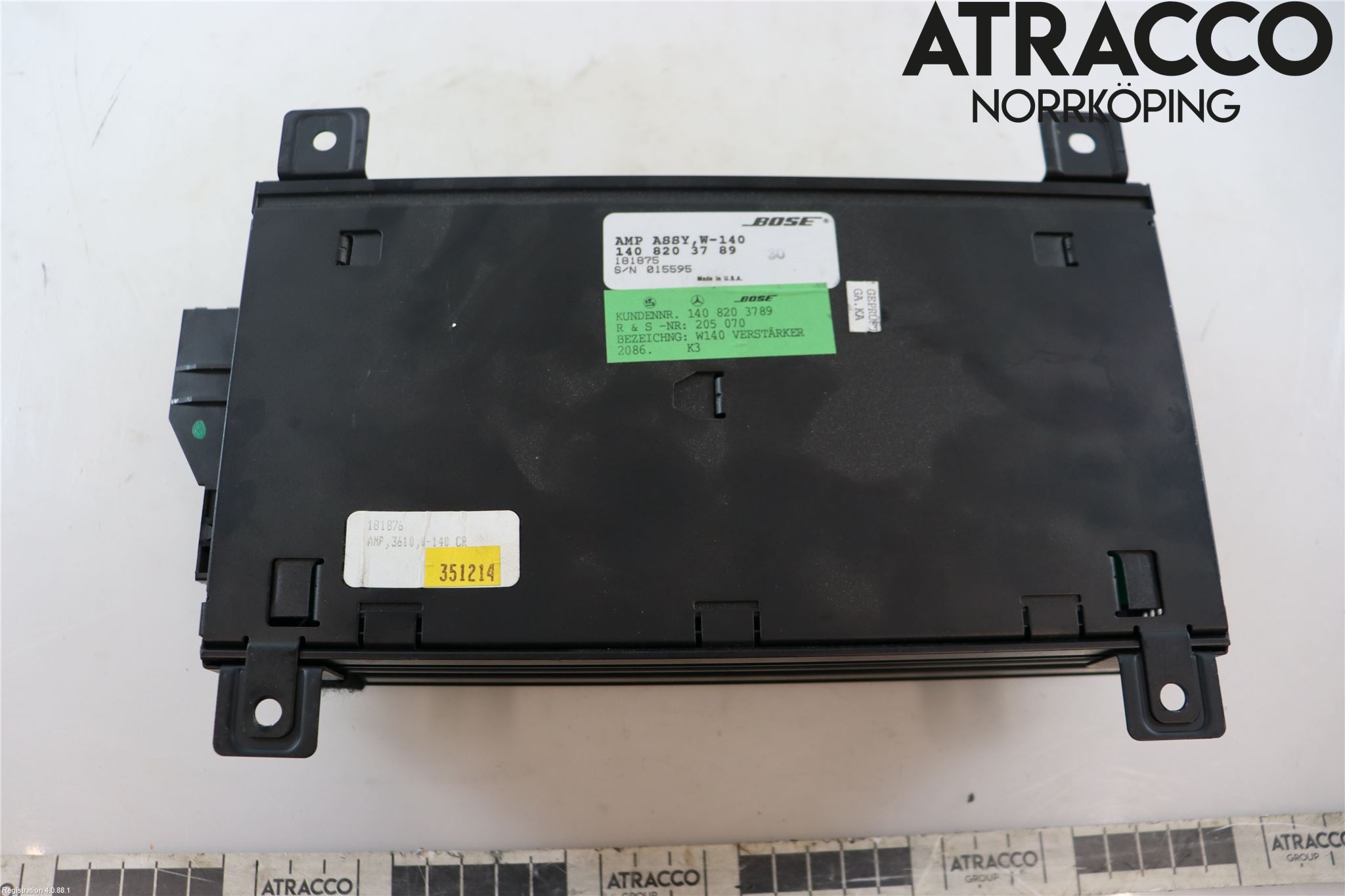 Mercedes-Benz MB S/CL-KLASS (W140) 91-98 Radio-Stereo Förstärkare