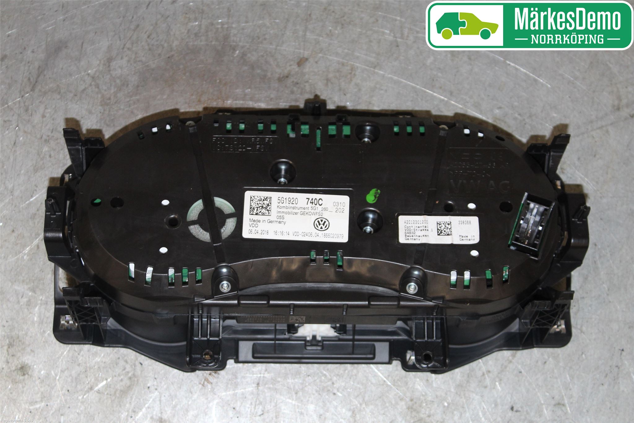 Volkswagen VW GOLF / E-GOLF VII 13-20 Instrument Komb