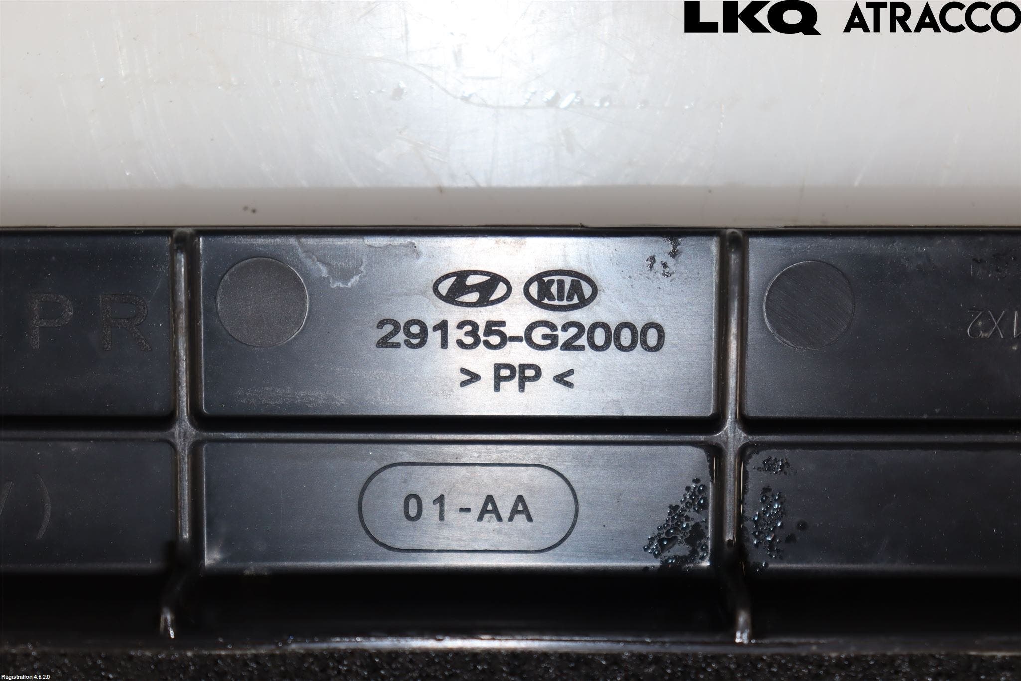 Hyundai IONIQ AE 17-22 Deflektor Plåt-Plast Kylning