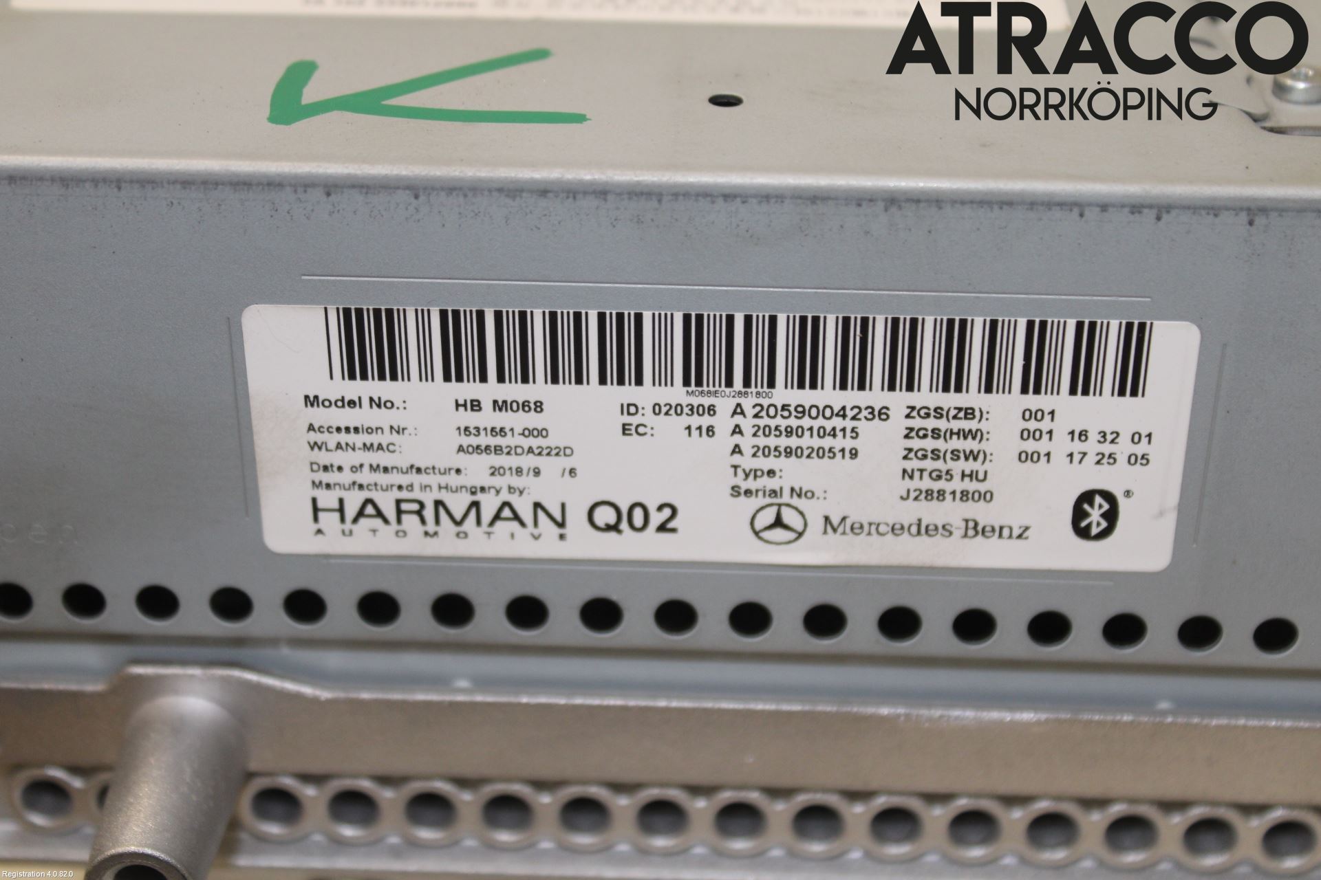 Mercedes-Benz MB X-KLASS (BR 470) 18-20 Cd Radio - Multimediapanel