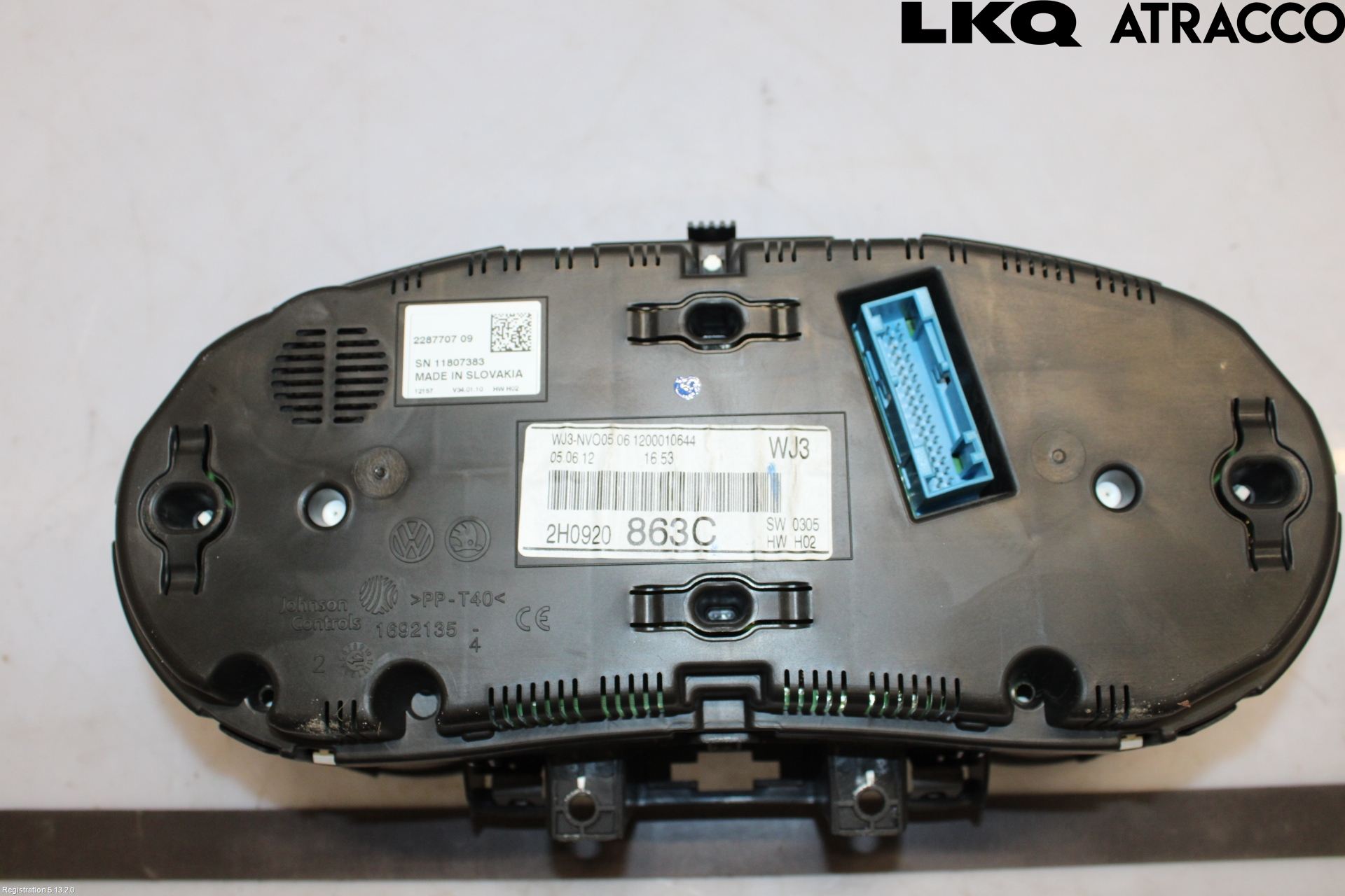 Volkswagen VW AMAROK 2H 10-22 Instrument Komb