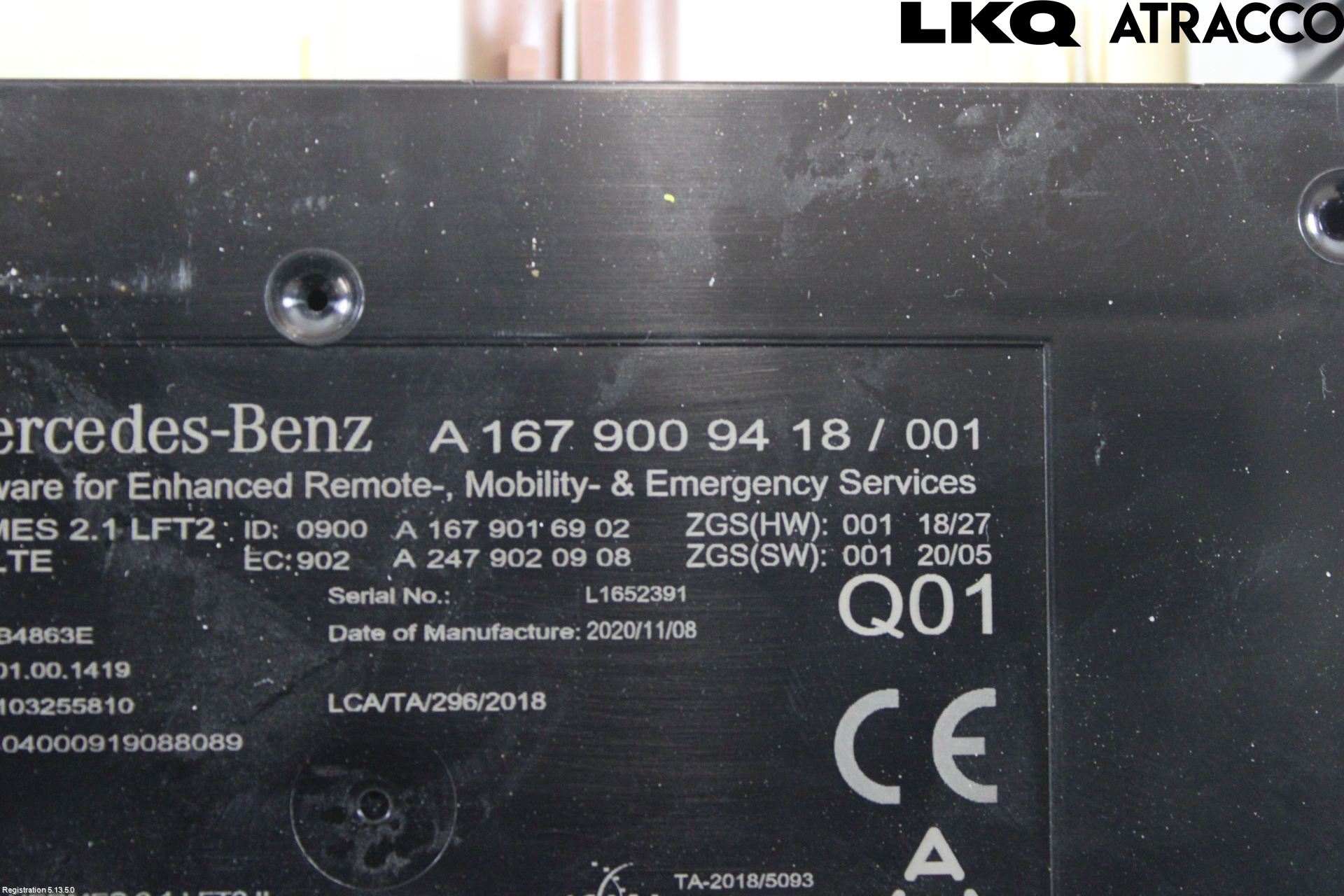 Mercedes-Benz MB EQC (N293) 20- Styrenhet Övrigt