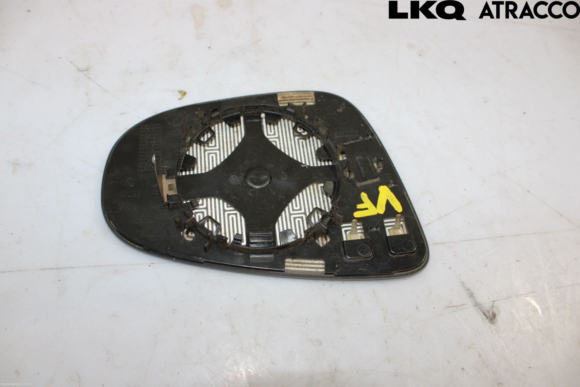 Volkswagen VW GOLF VI 09-13 Spegelglas Vä