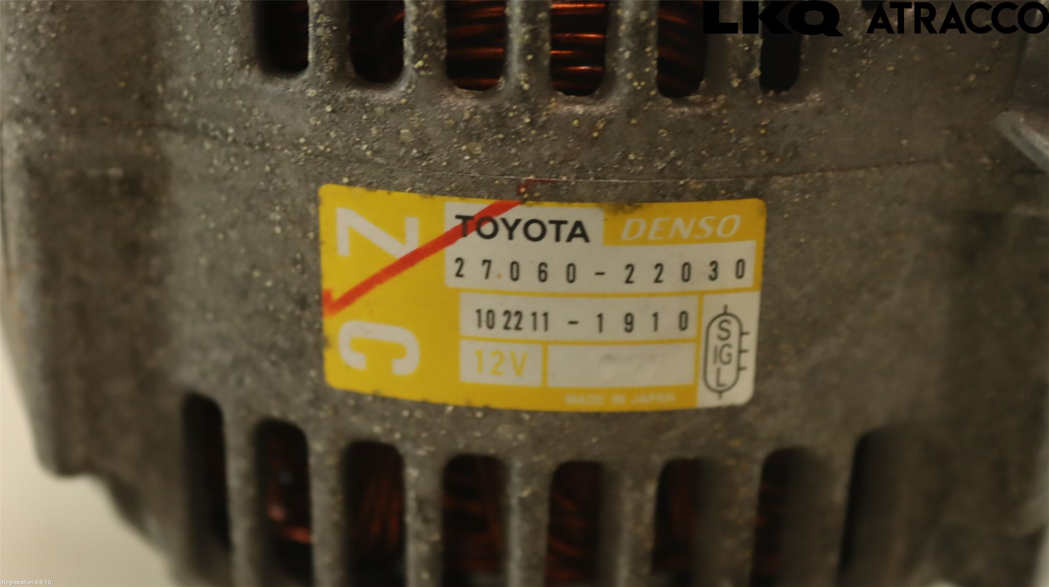 Toyota COROLLA 02-07 Generator
