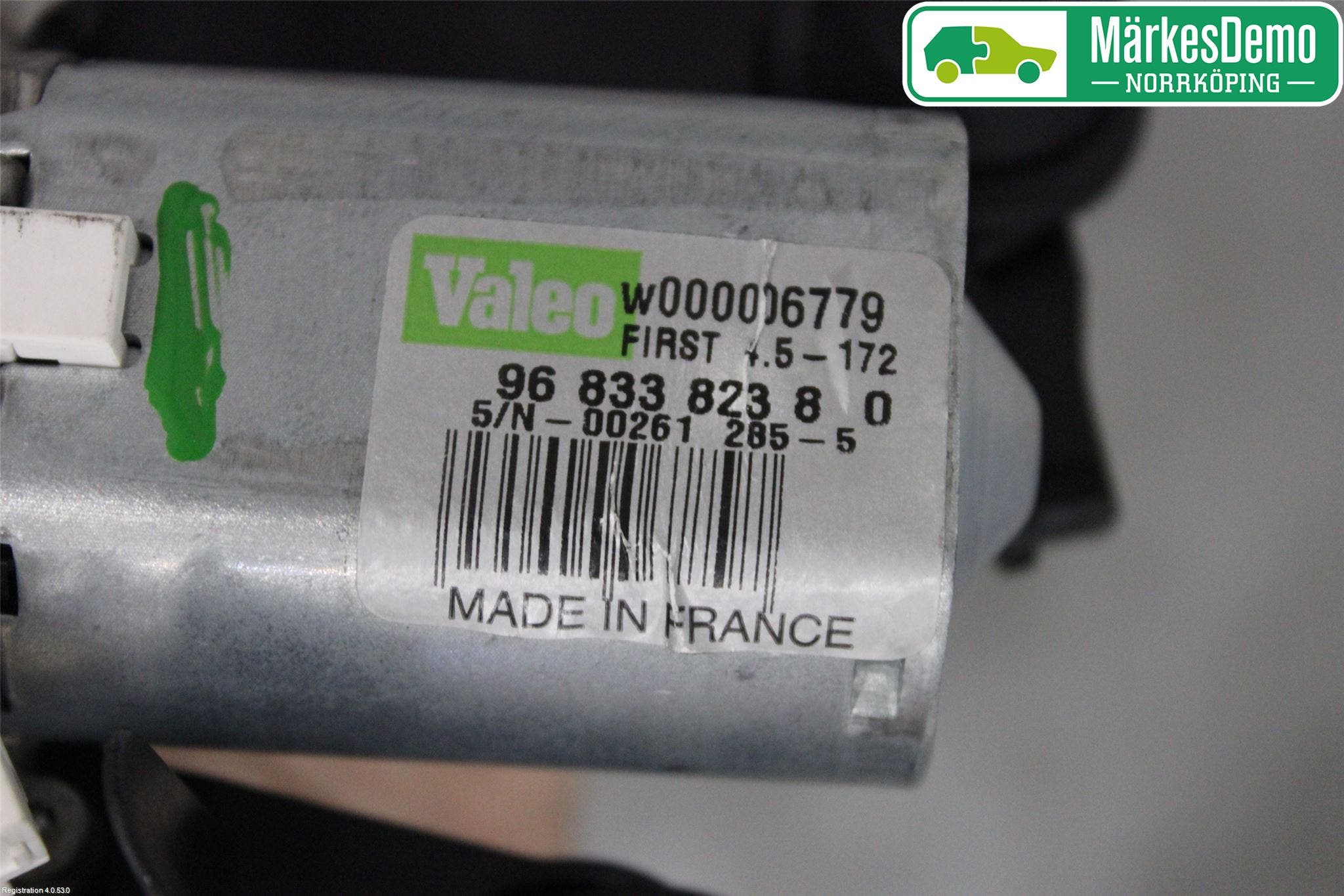 Citroen C3 10-17 Torkarmotor Baklucka