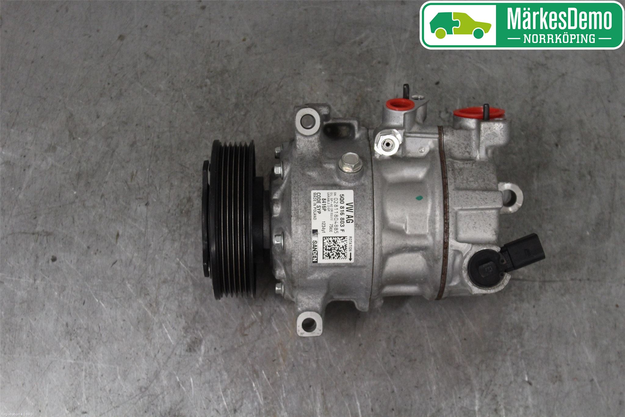 Volkswagen VW GOLF / E-GOLF VII 13-20 Ac Kompressor