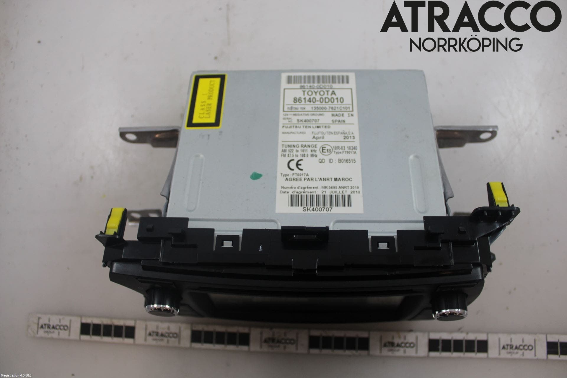 Toyota YARIS XP130 12-14 Cd Radio - Multimediapanel