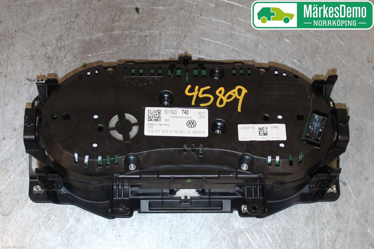 Volkswagen VW GOLF / E-GOLF VII 13-20 Instrument Komb