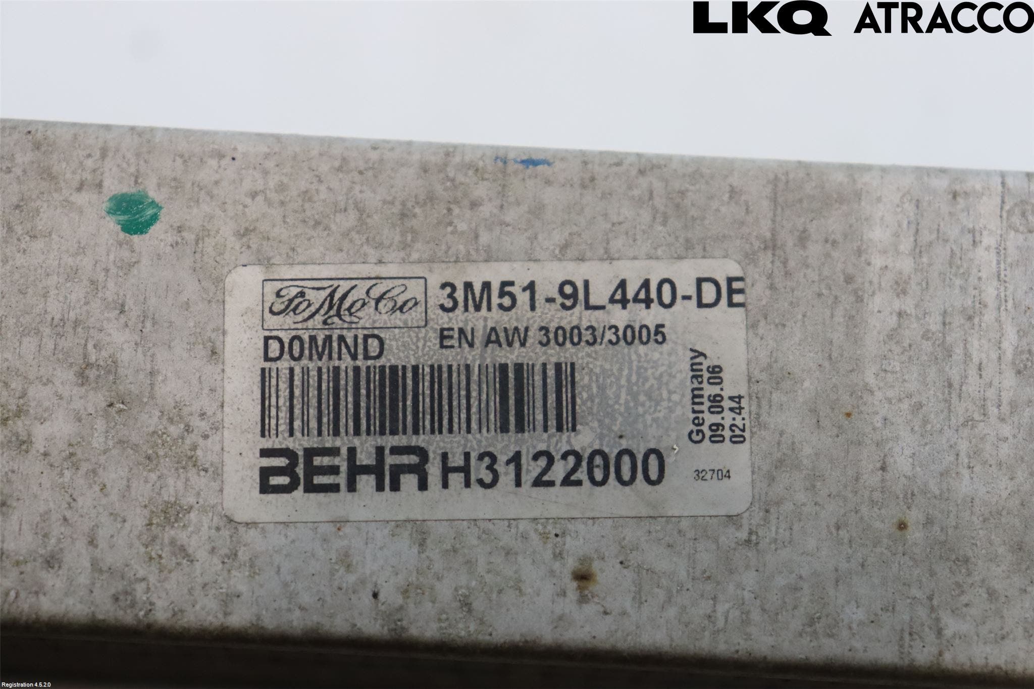 Volvo C70 06-10 Laddluft-Intercooler Kyl