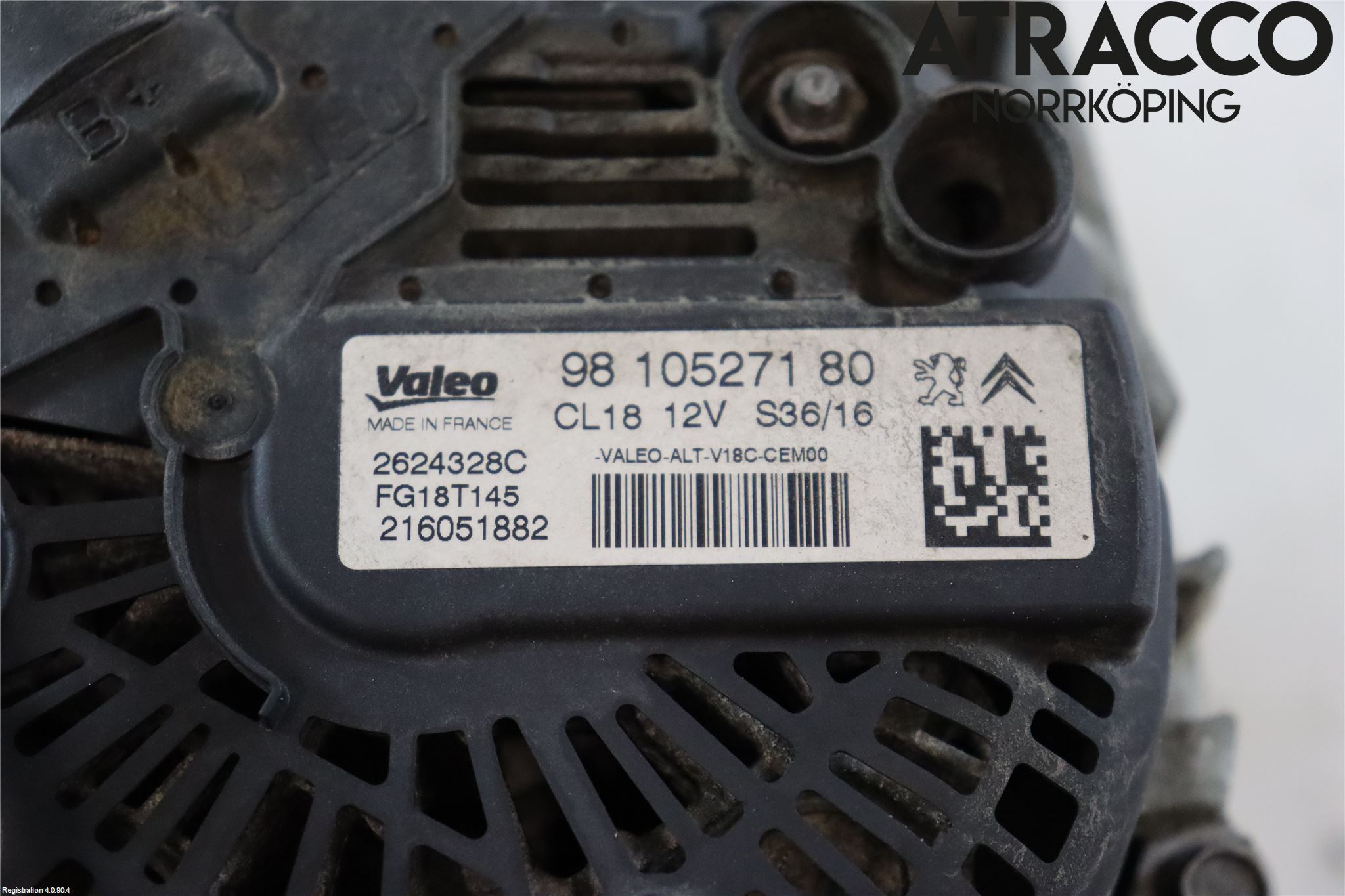 Citroen JUMPY/E-JUMPY 16- Generator