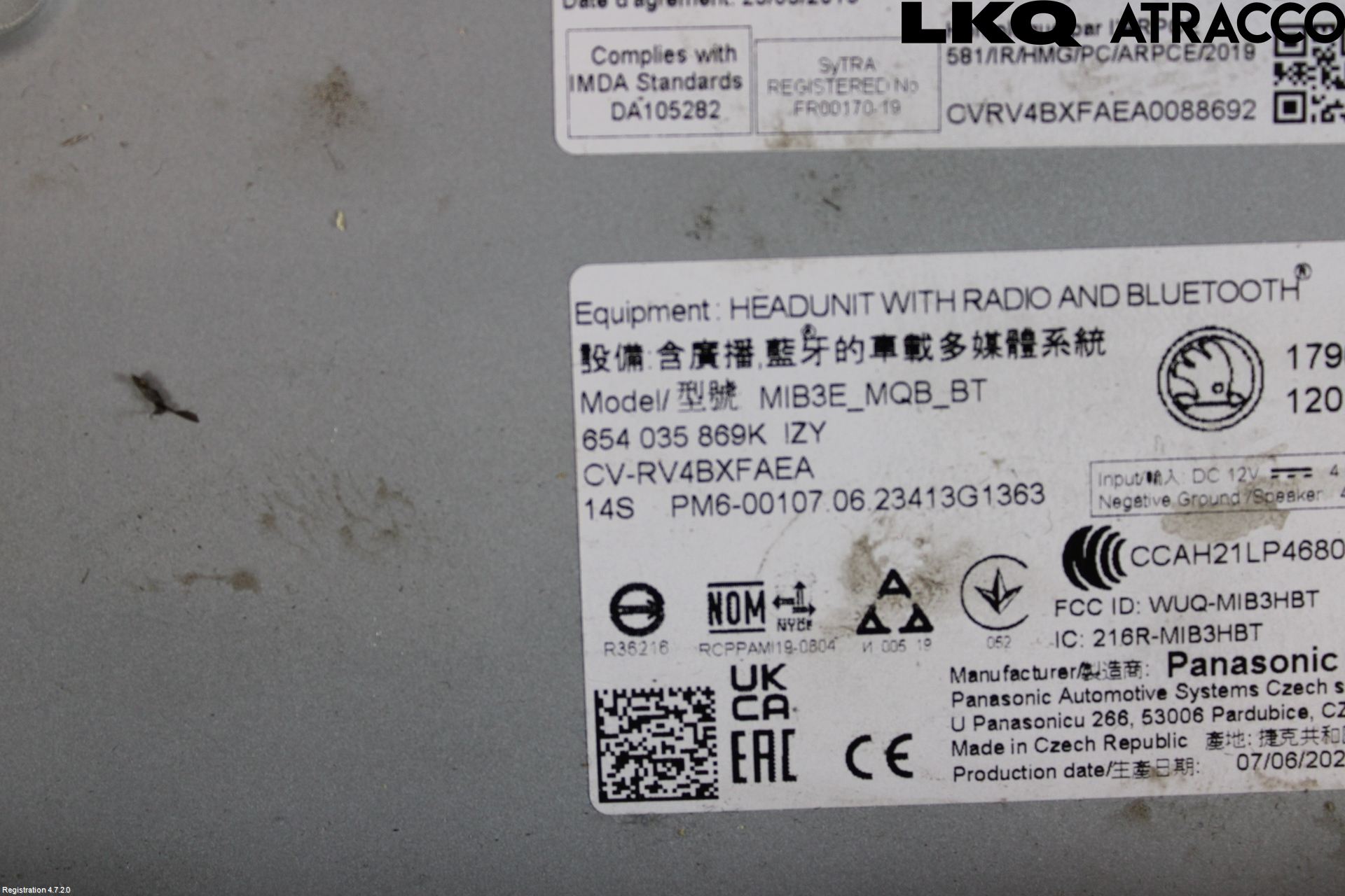 Skoda SCALA 19- Multifunktionsdisplay