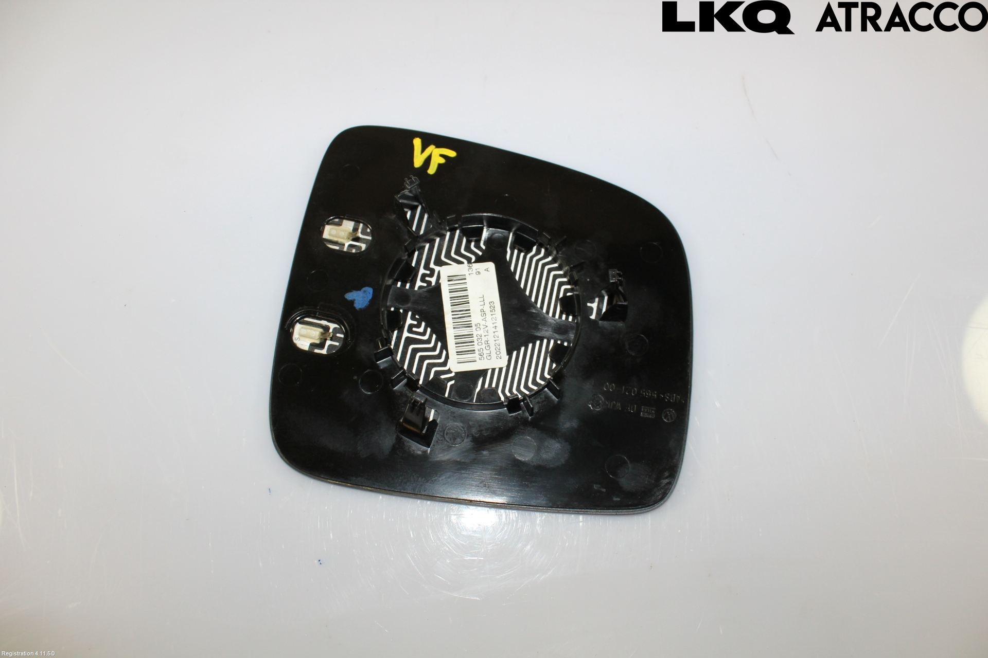 Volkswagen VW CADDY 11-15 Spegelglas Vä