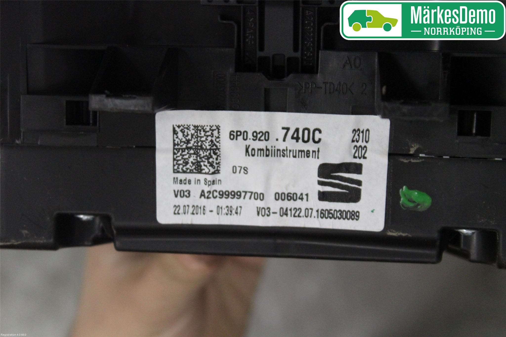 Seat IBIZA IV 08-16 Instrument Komb