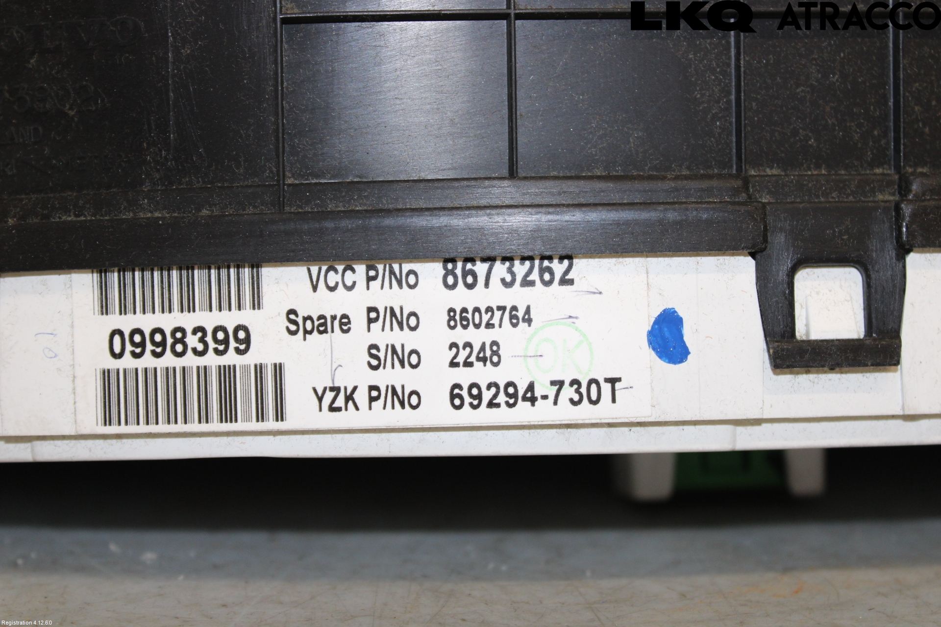 Volvo V70 00-04 Instrument Komb