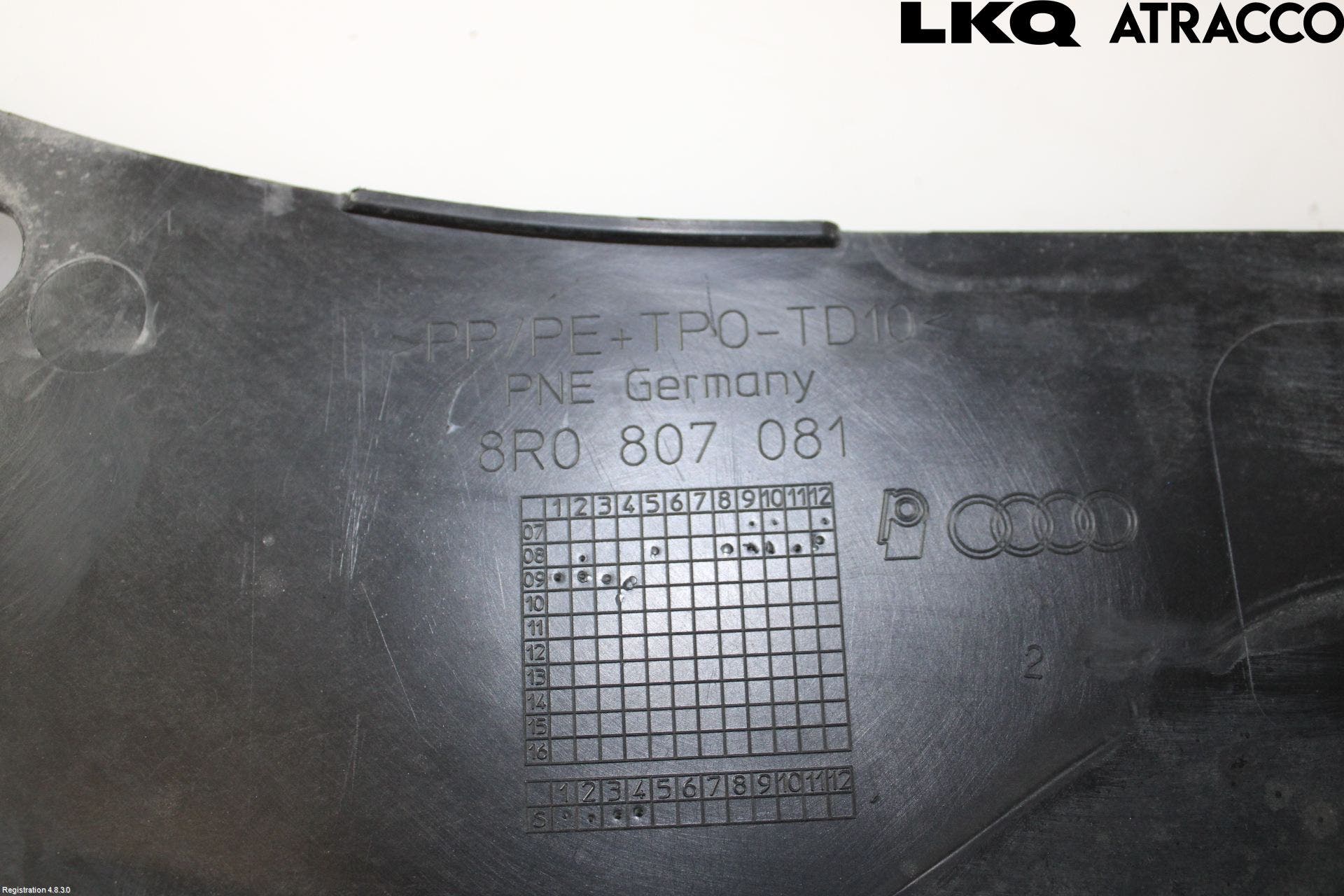 Audi Q5 09-16 Täckplast Front