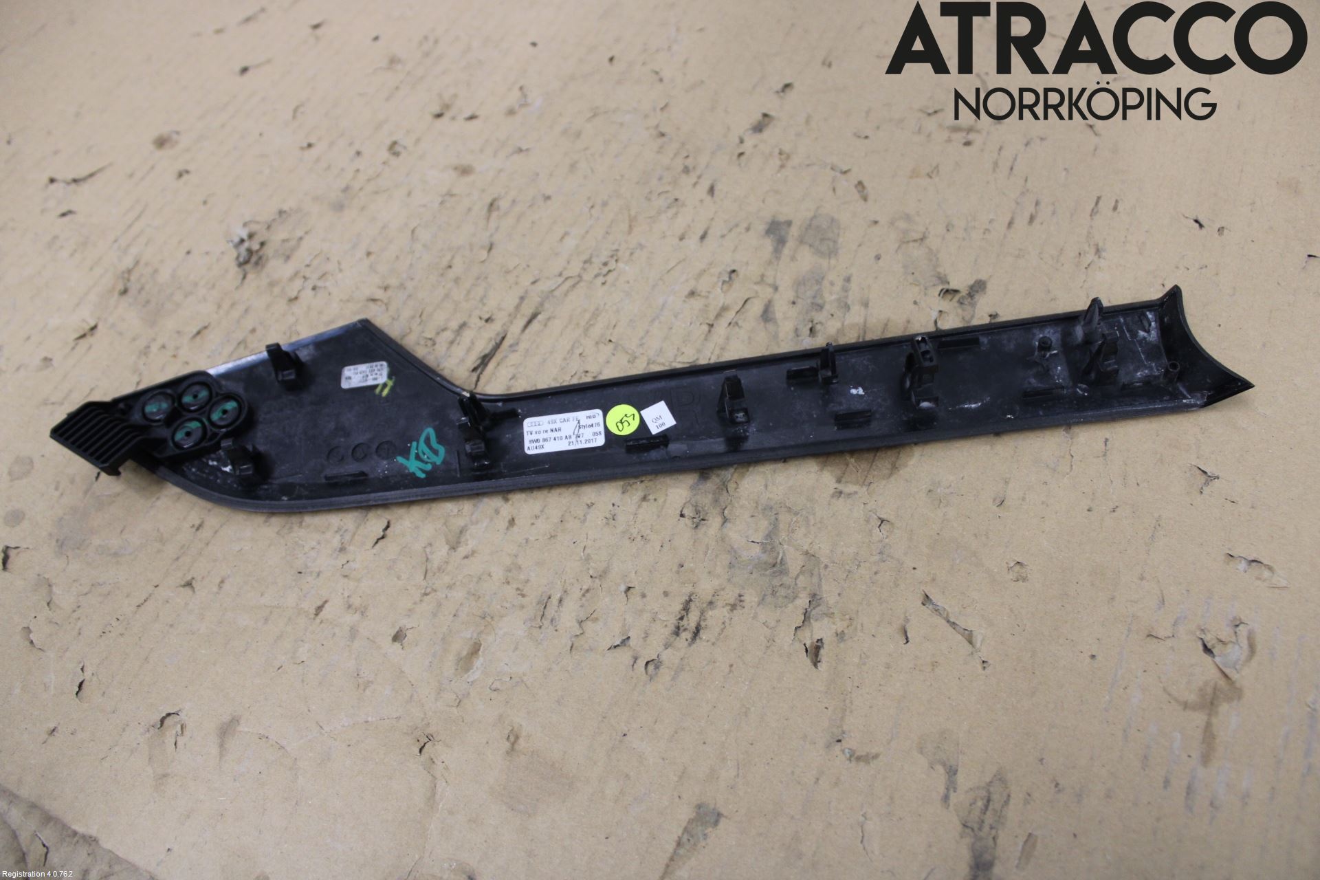 Audi A4/S4 B9 16-19 Dörr Dekorlist Fram Hö