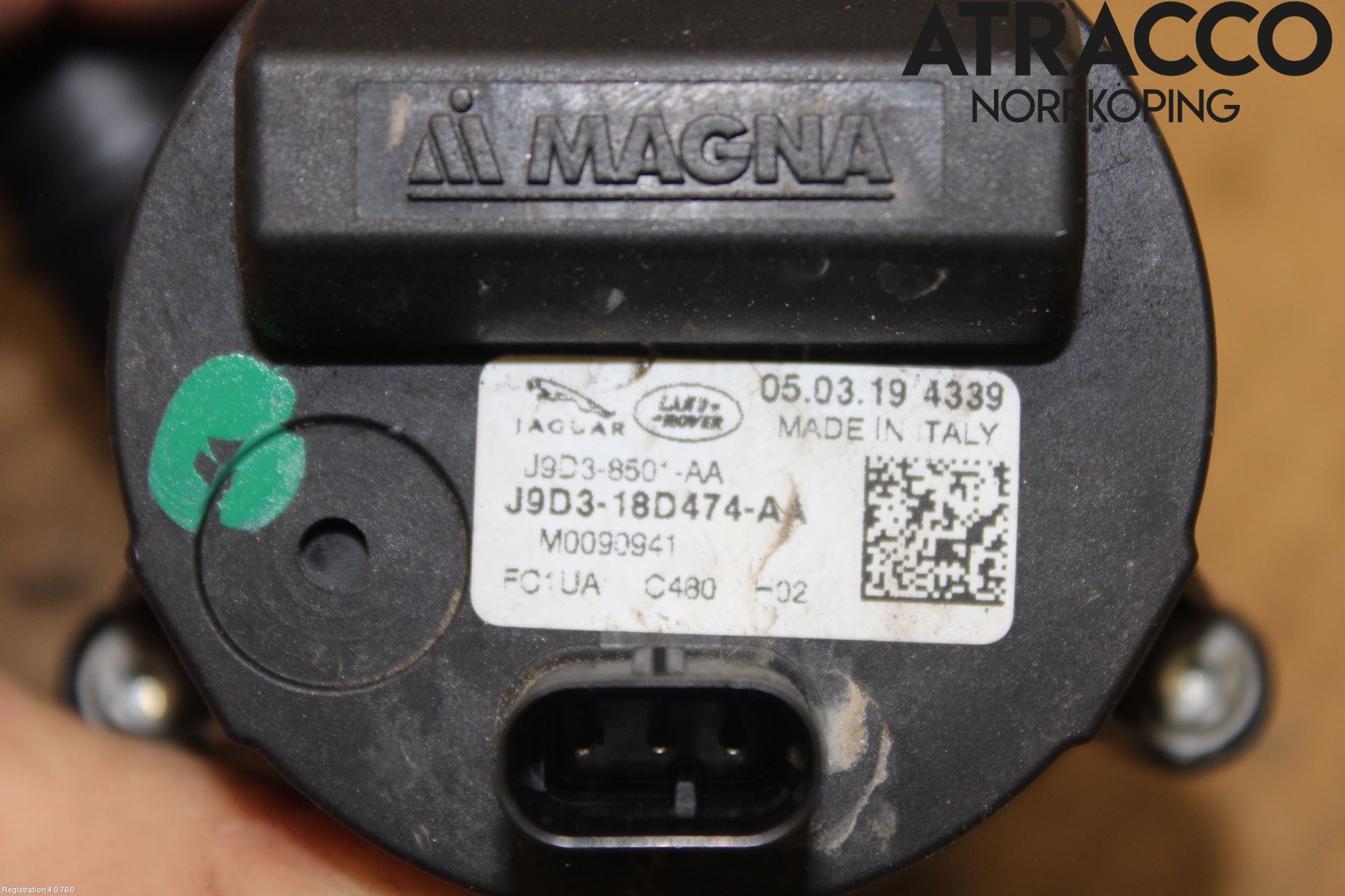 Jaguar I-PACE 18- Vattenpump