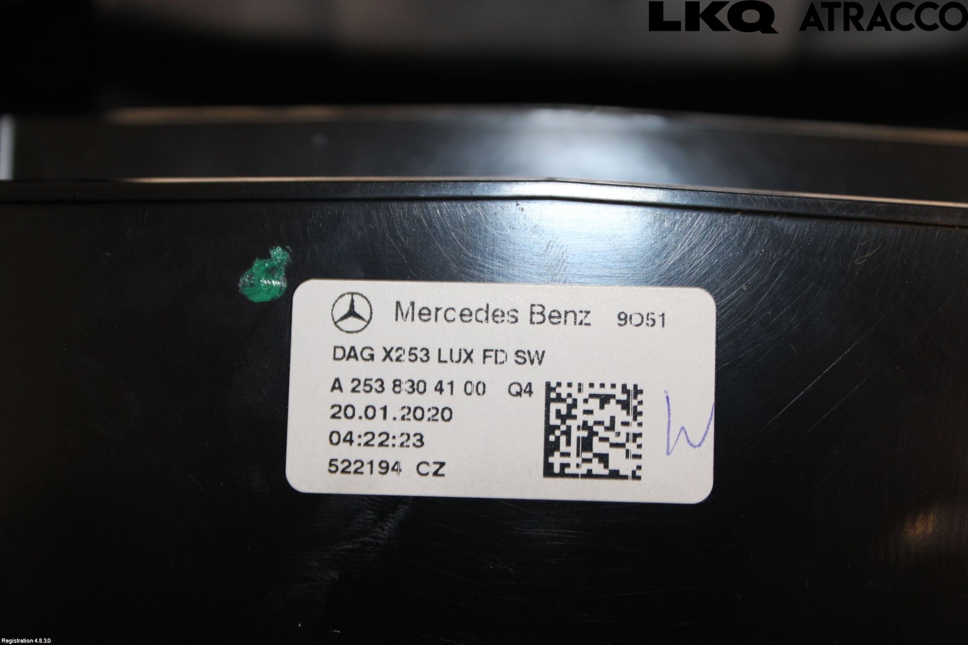 Mercedes-Benz MB GLC-KLASS (X253/C253) 15-22 Defrosterkanal-Munstycke