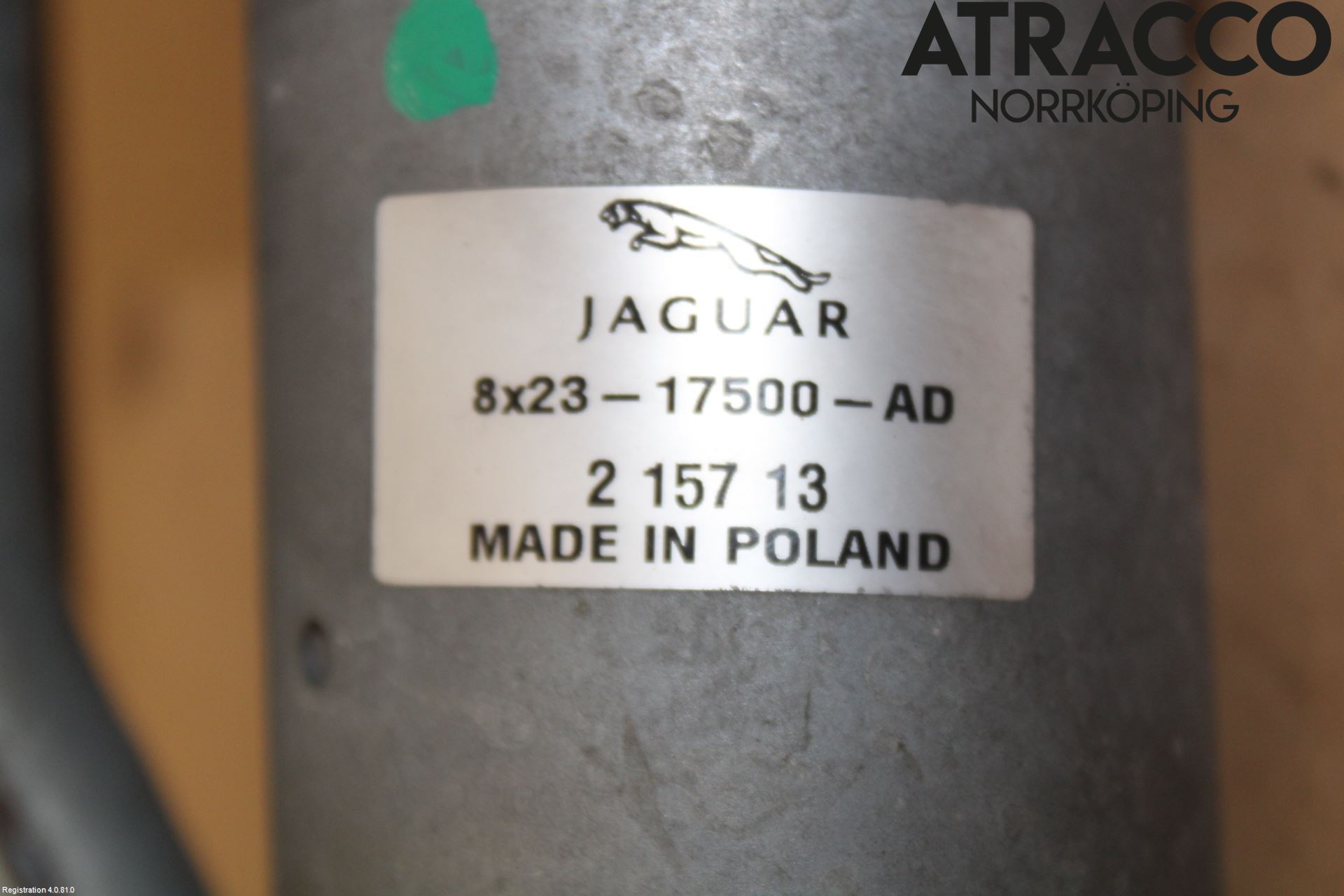 Jaguar XF 08-15 Torkarmekanism Vindruta