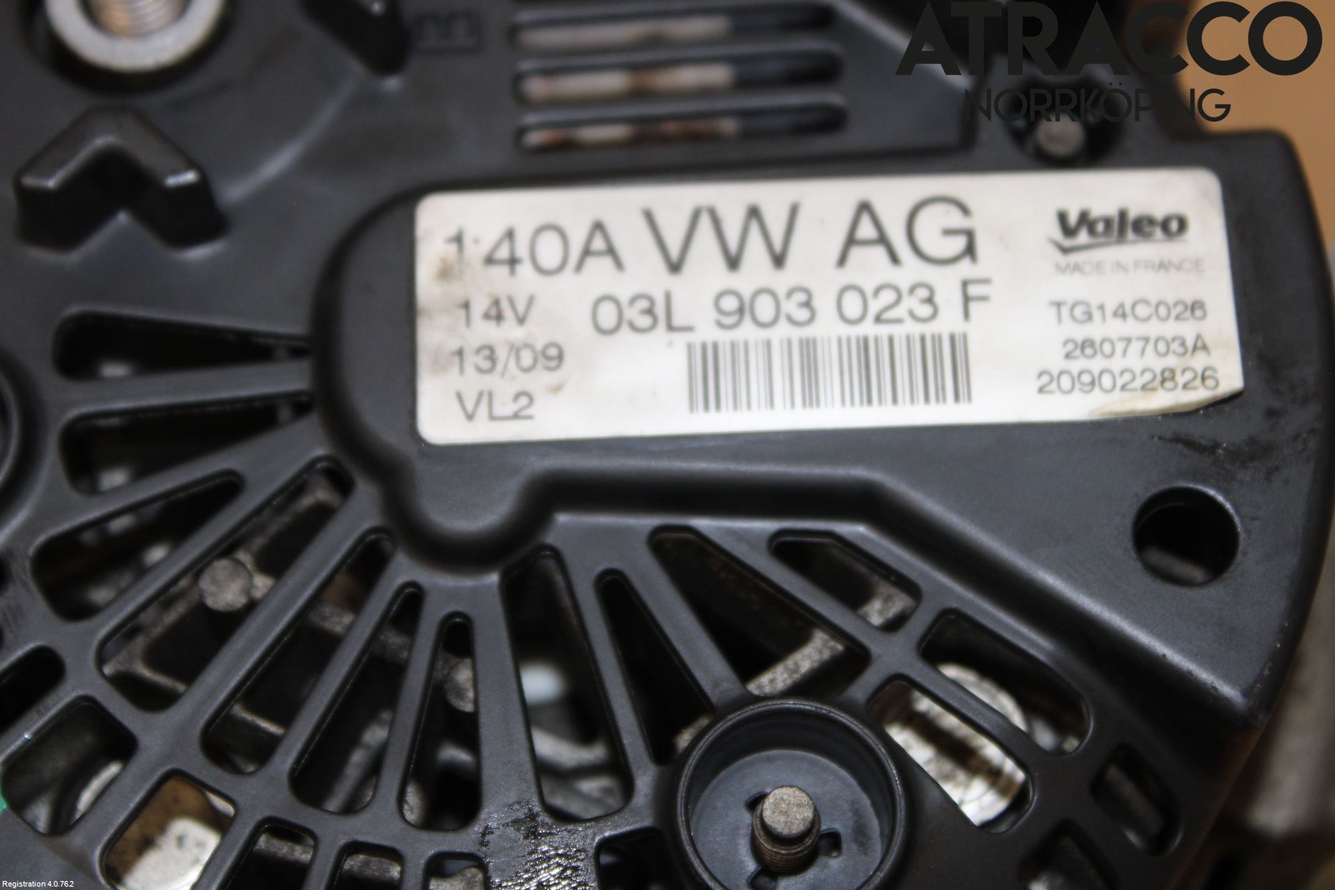 Volkswagen VW GOLF VI 09-13 Generator