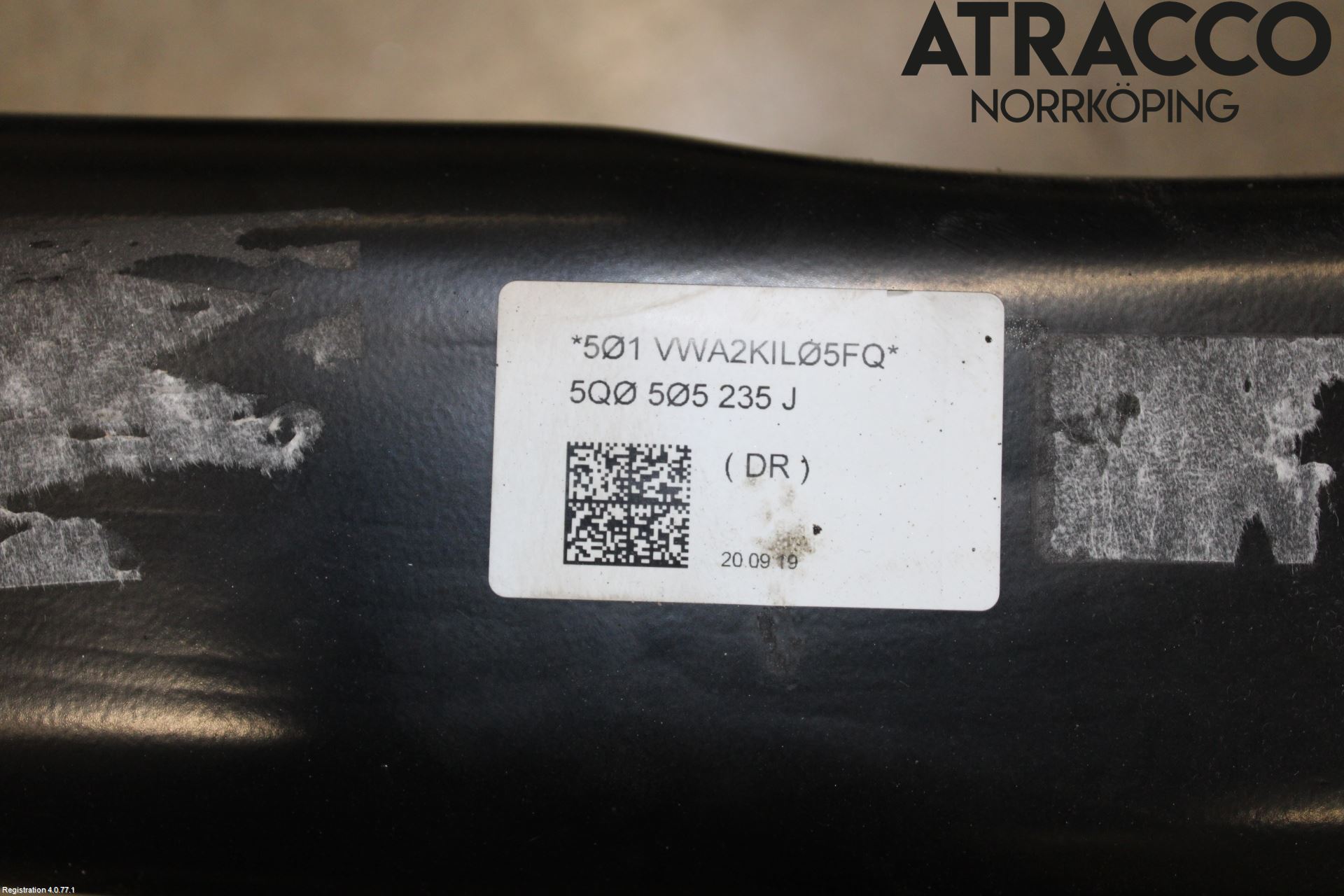 Cupra ATECA 19- Bakaxelbalk