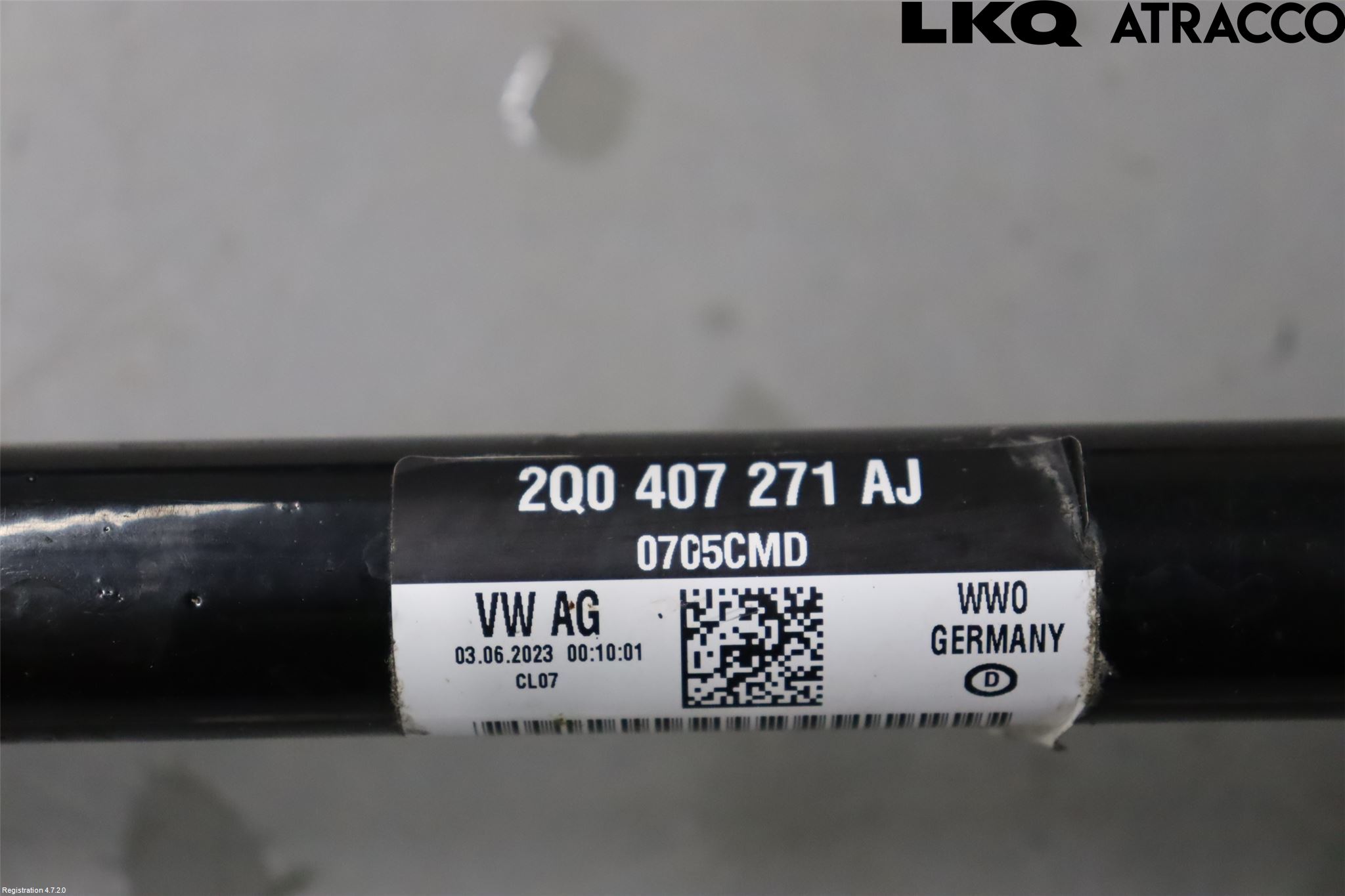 Skoda SCALA 19- Drivaxel Fram Vänster