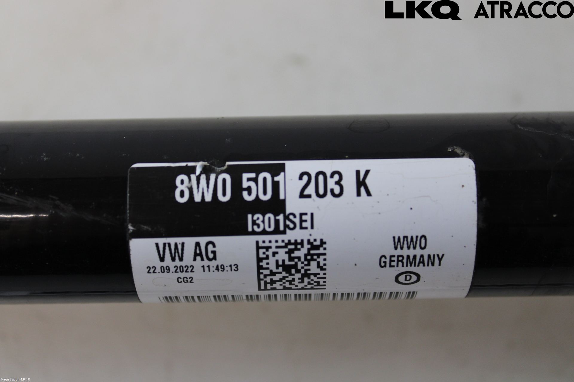 Audi A4/S4 B9 20- Drivaxel Bak Vänster