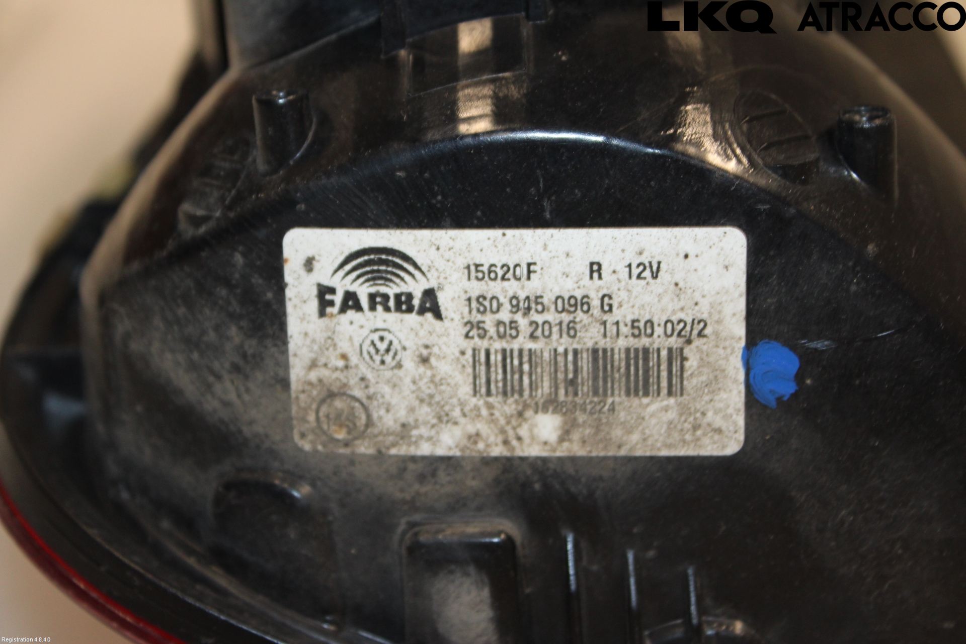 Volkswagen VW UP! / E-UP! Bakljus Höger