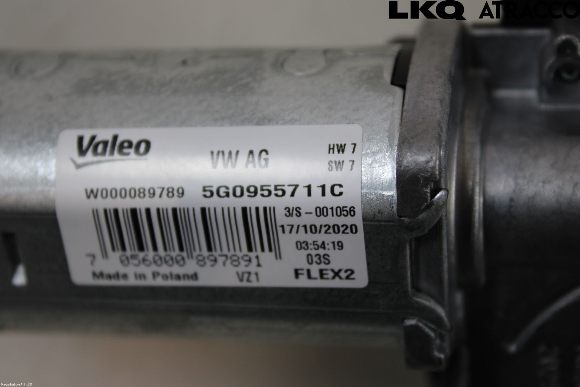 Seat ARONA Torkarmotor Baklucka