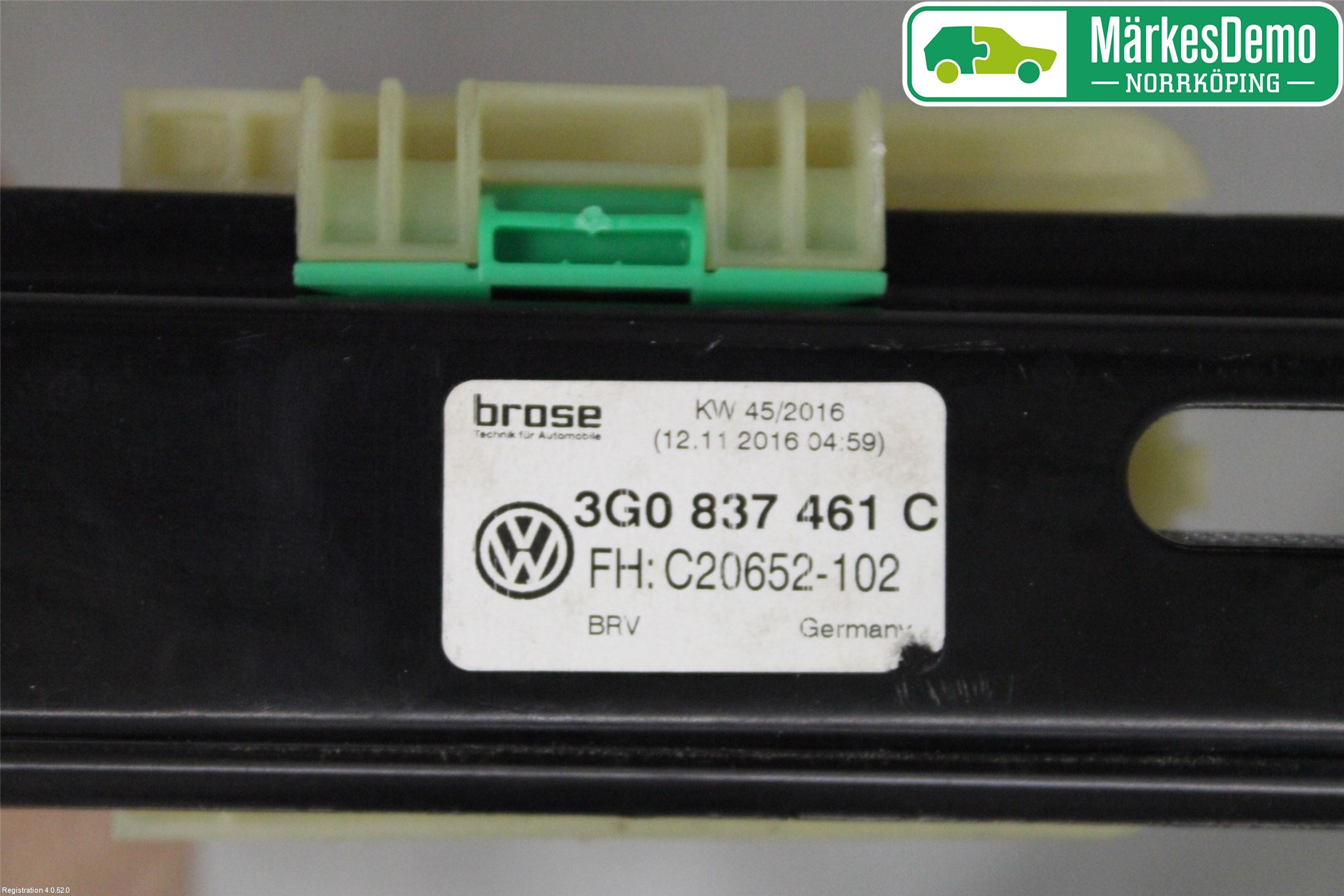 Volkswagen VW PASSAT 15-19 Fönsterhiss El Kompl