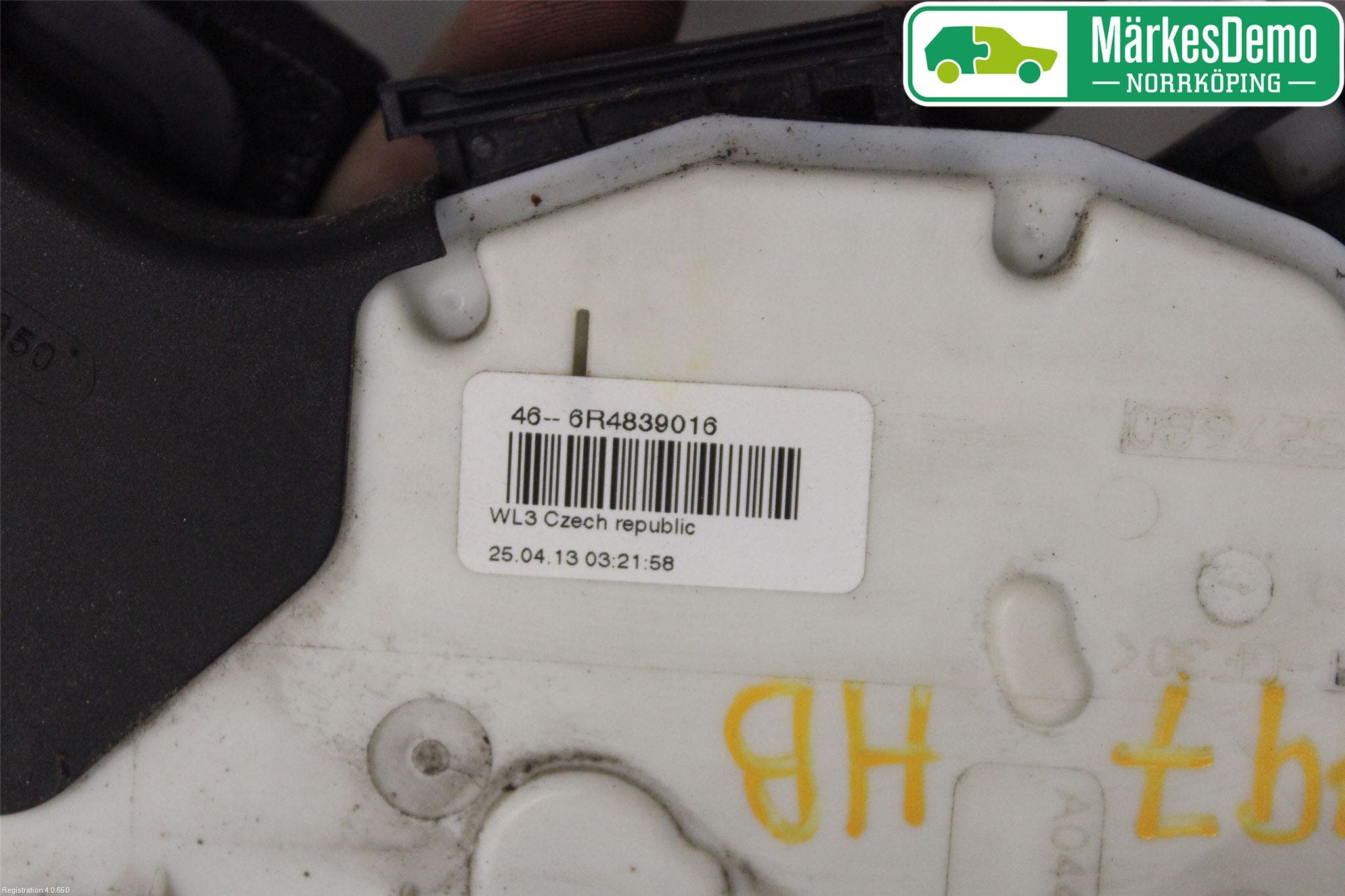 Volkswagen VW POLO 10-17 Låskista-Dörrlås