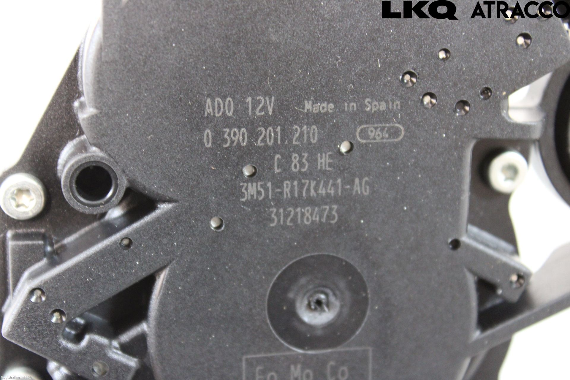 Ford MONDEO 07-15 Torkarmotor Baklucka