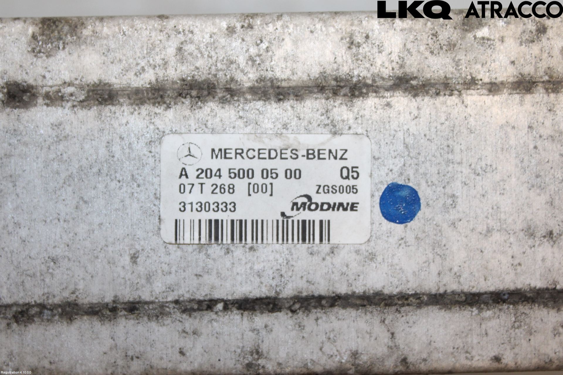 Mercedes-Benz MB C-KLASS (W204) 07-15 Laddluft-Intercooler Kyl