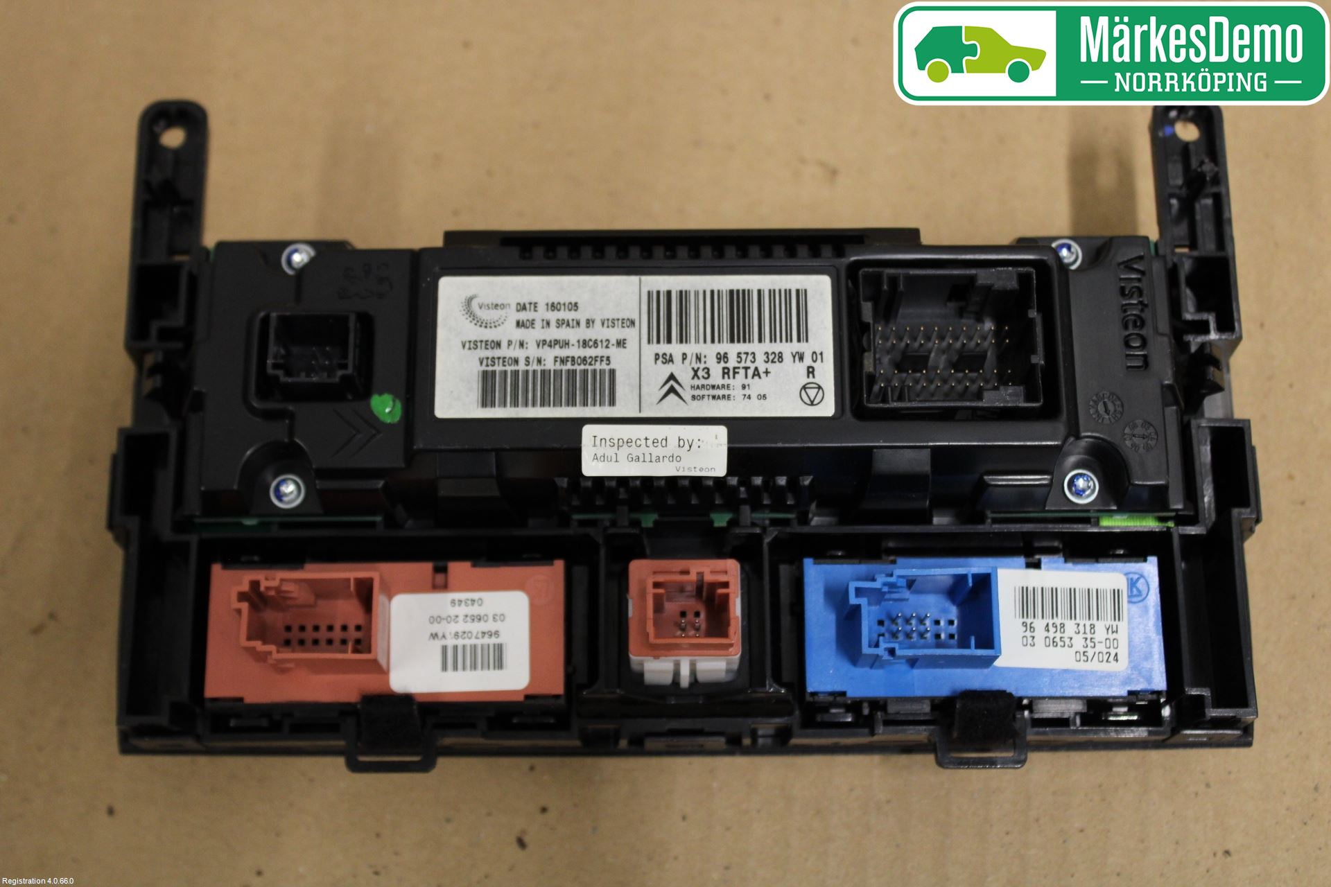 Citroen C5     05-08 Värmereglage